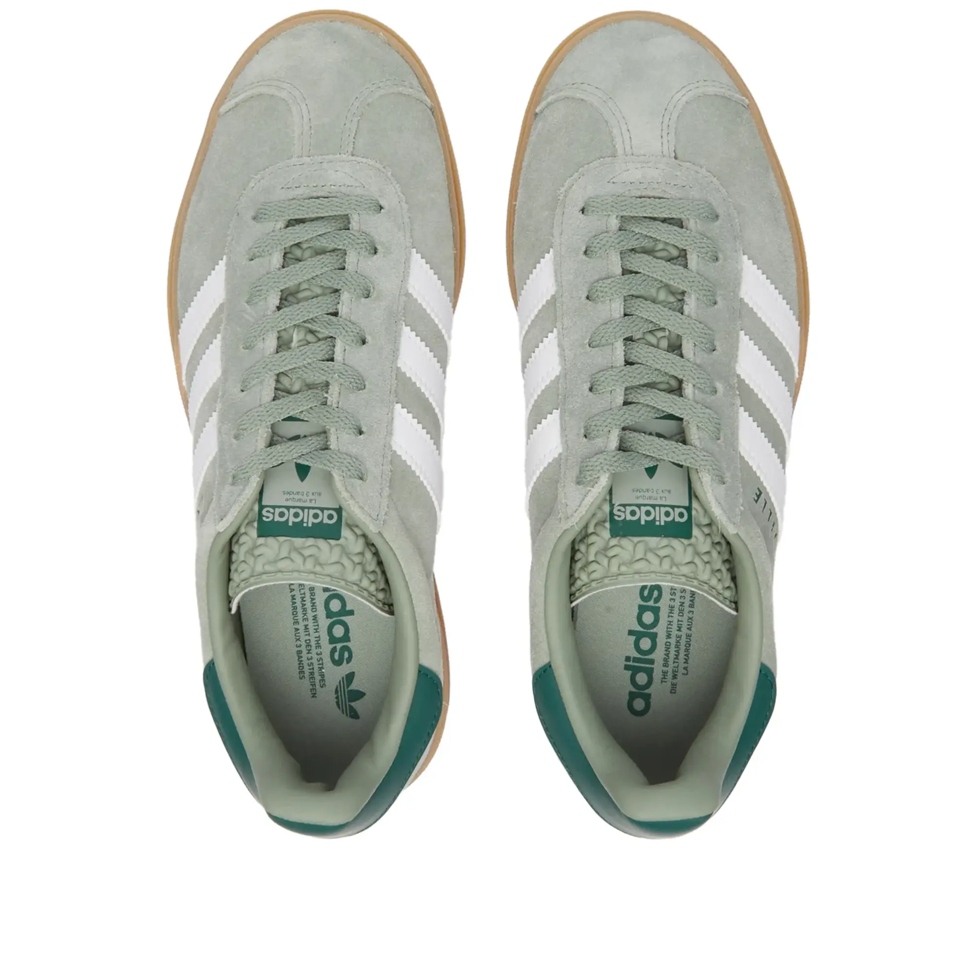 Adidas Women's Gazelle Bold W Silver Green/White
