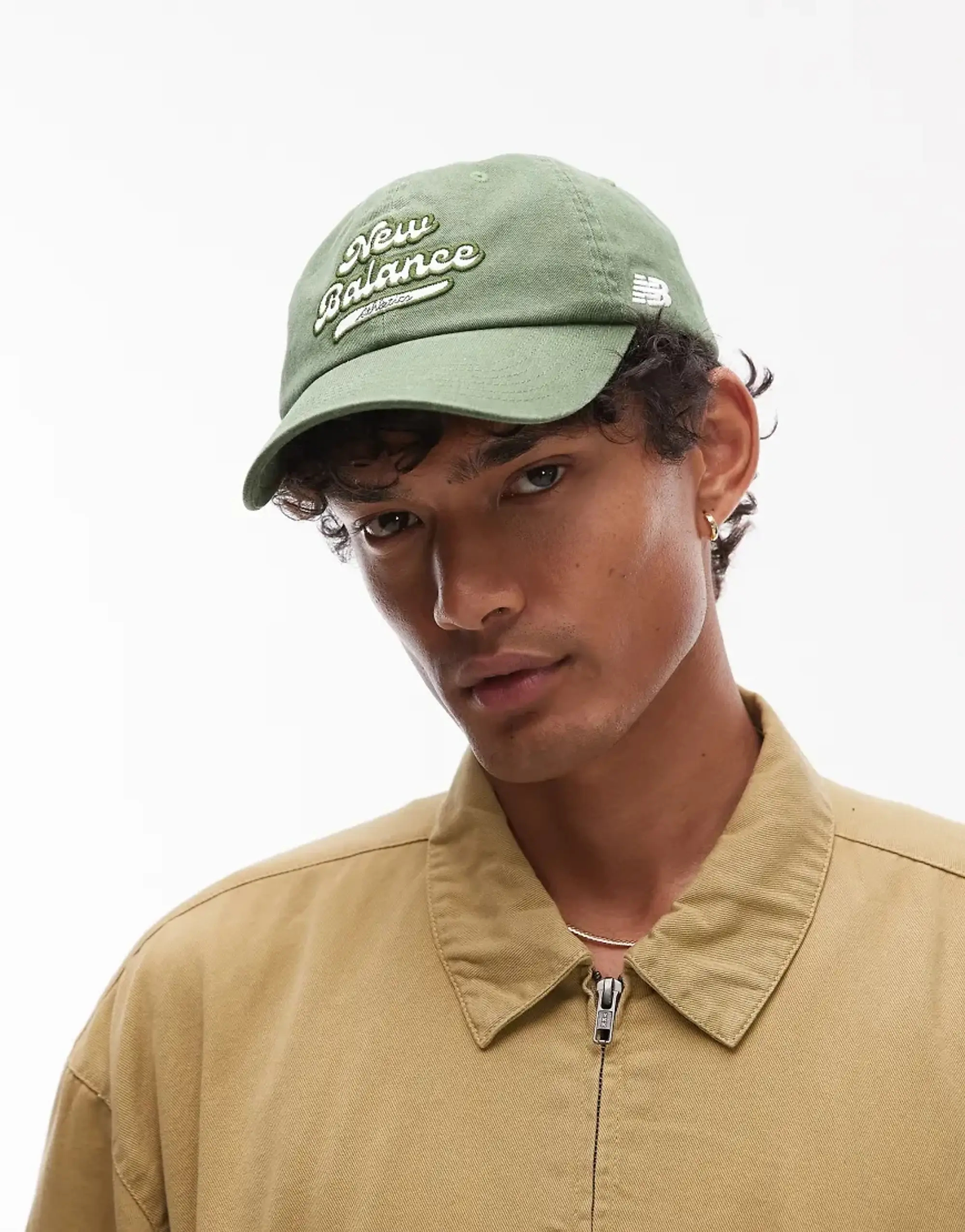 New Balance Legacy Cap In Khaki-Green