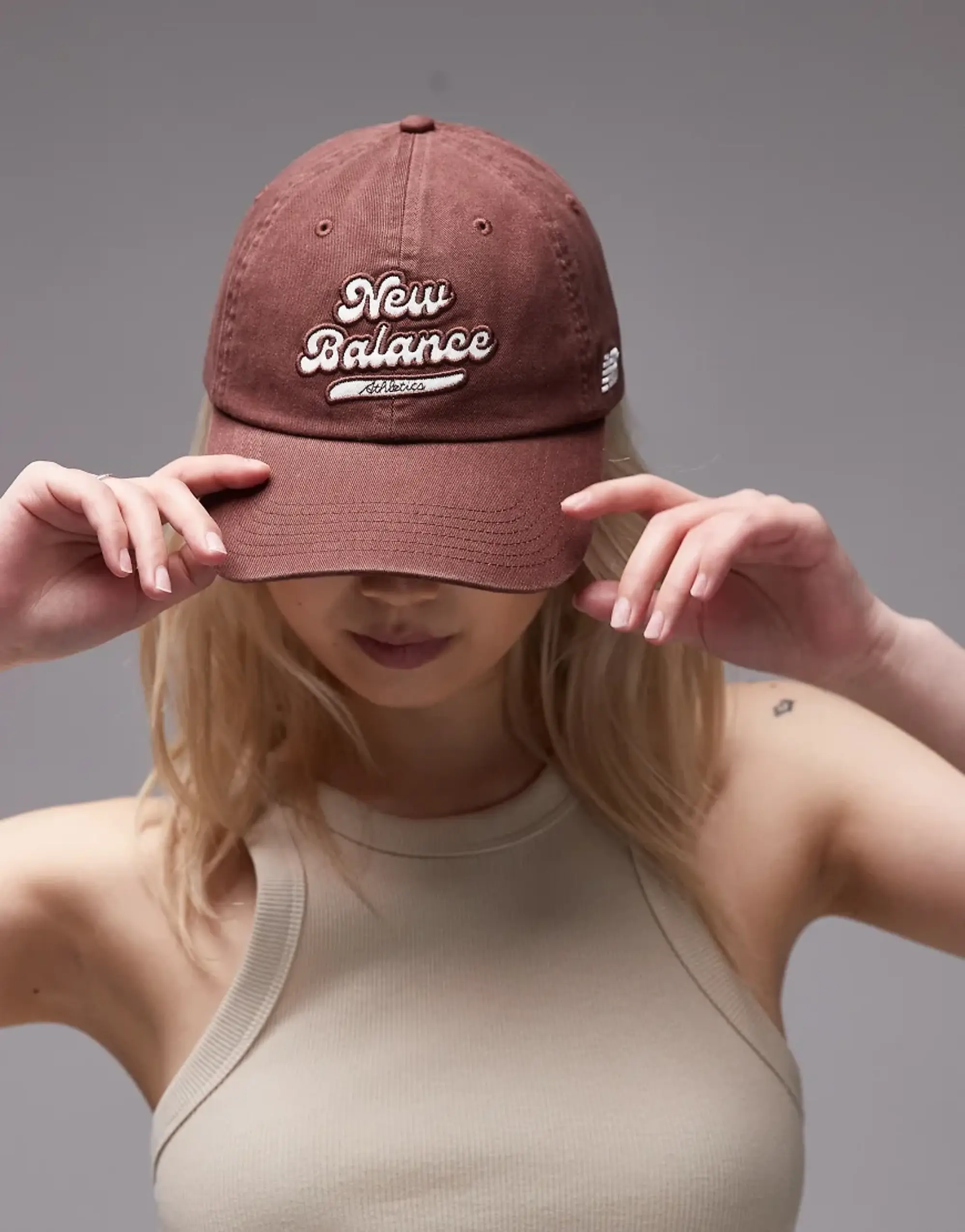 New Balance Legacy Cap In Khaki-Green