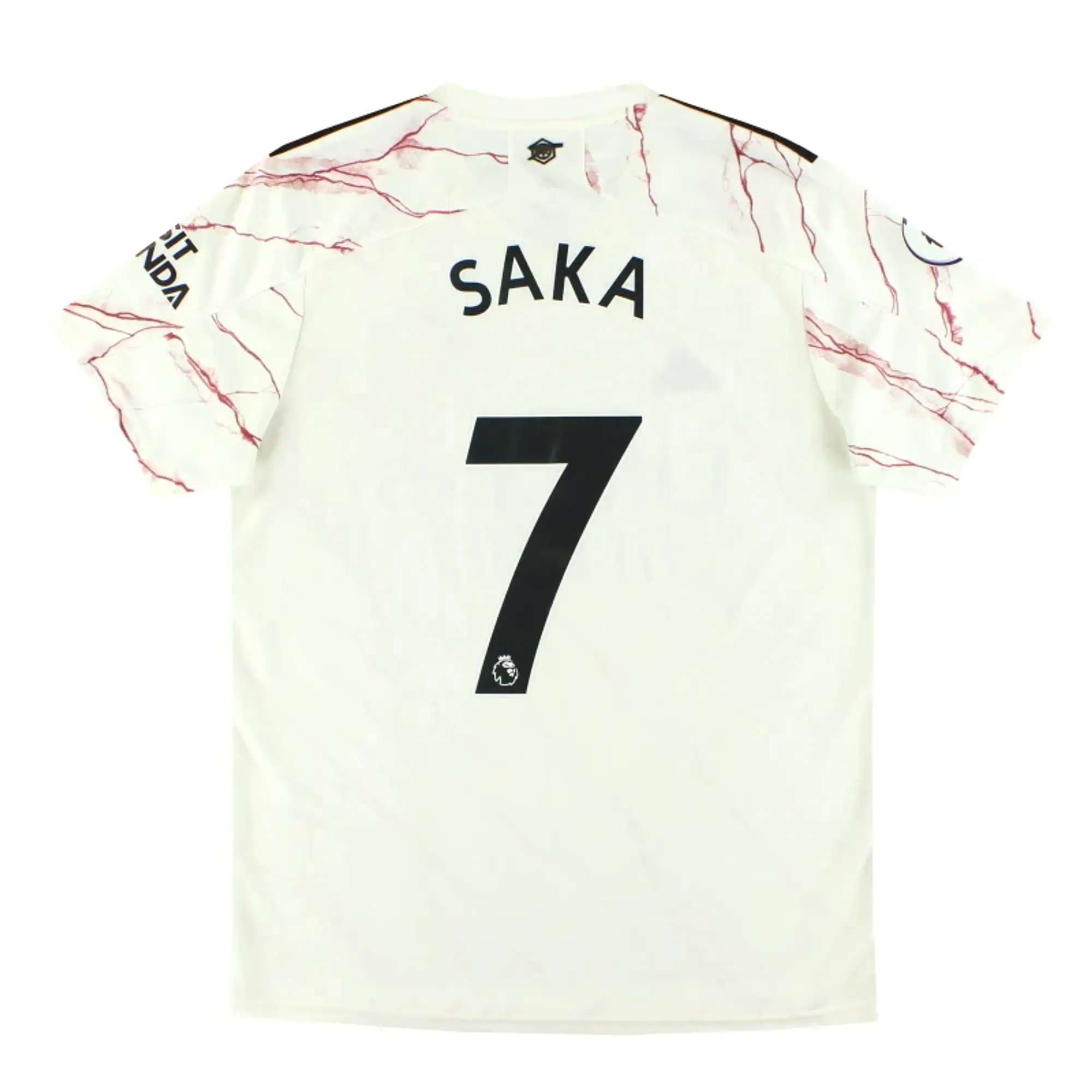 2020-21 Arsenal adidas Away Shirt Saka #7 L - Arsenal / Excellent 