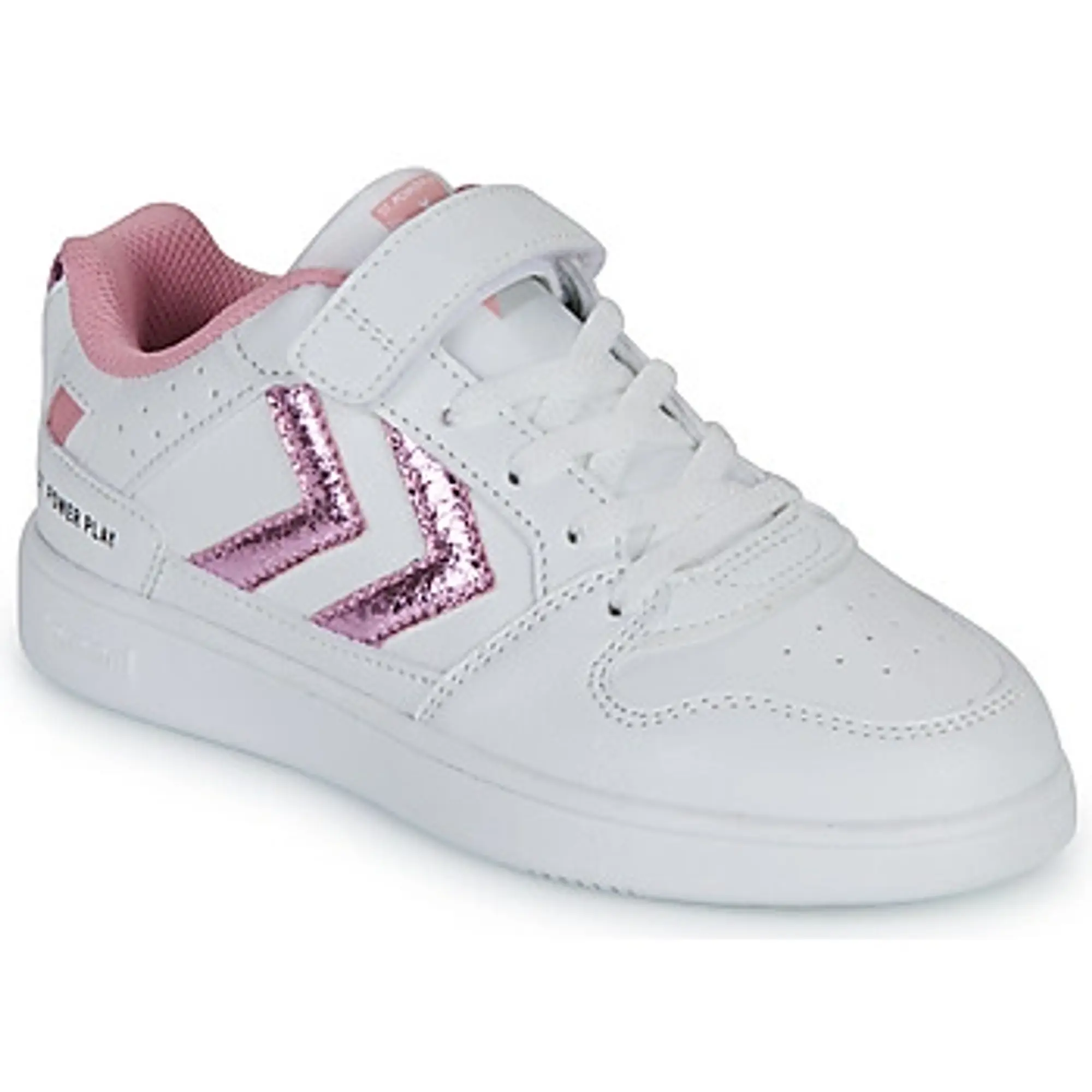 hummel  ST POWER PLAY JR  girls's Children's Shoes (Trainers) in White