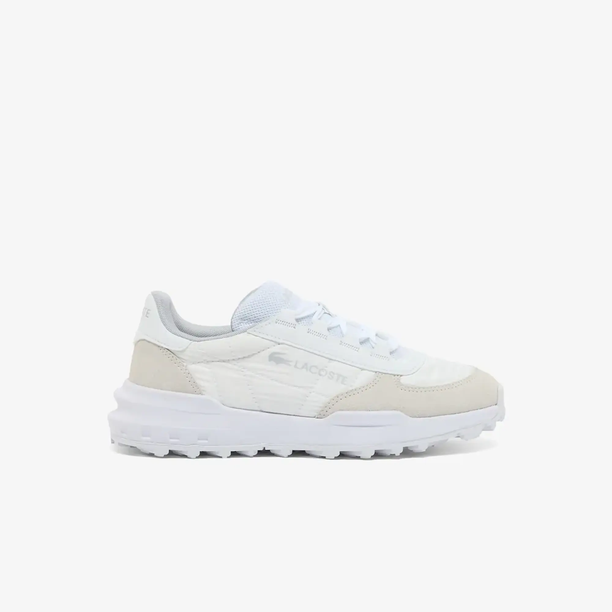 Lacoste Women's Elite Active Evo Sneakers - White & Light Grey