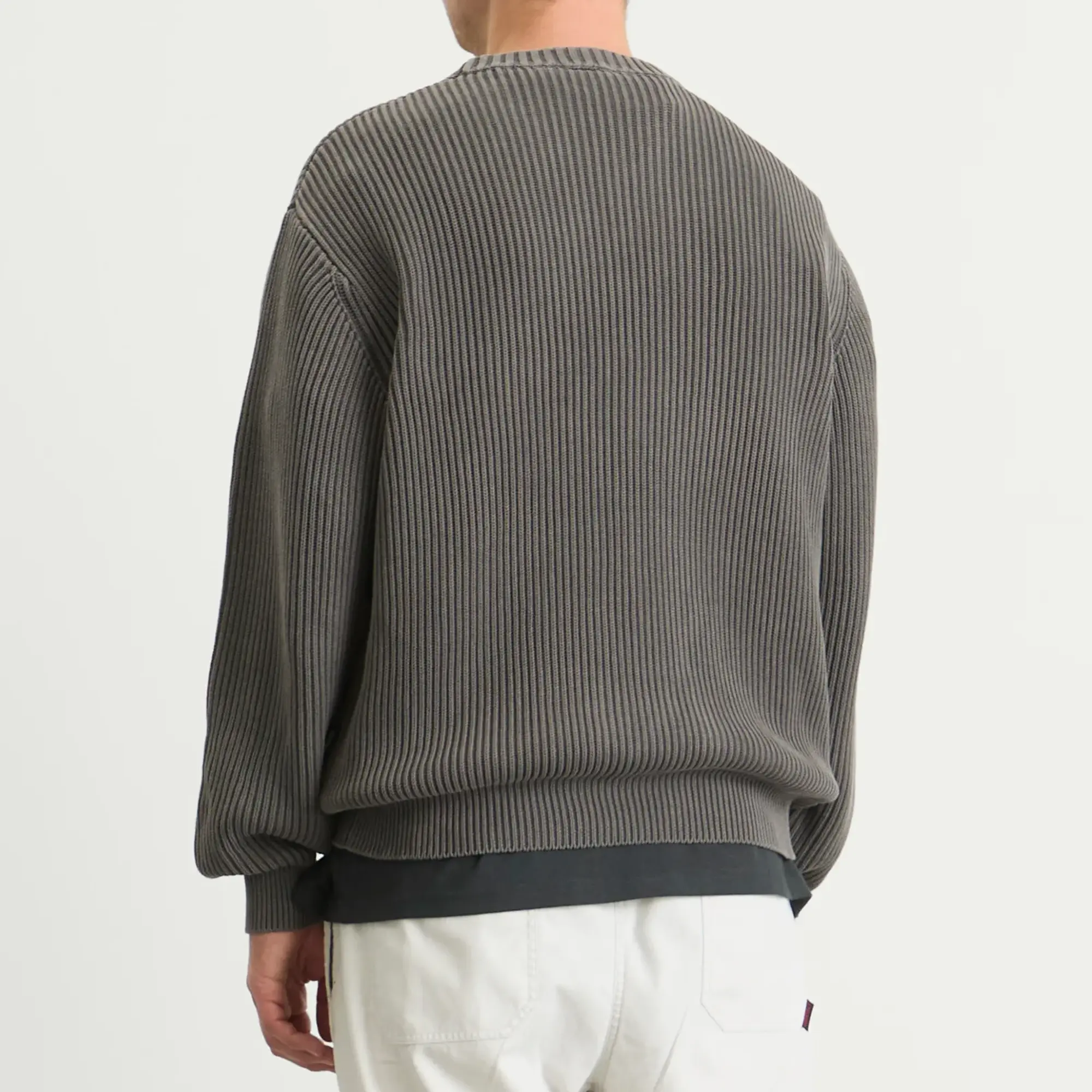 Gramicci Men's Cotton Knit Sweater Grey