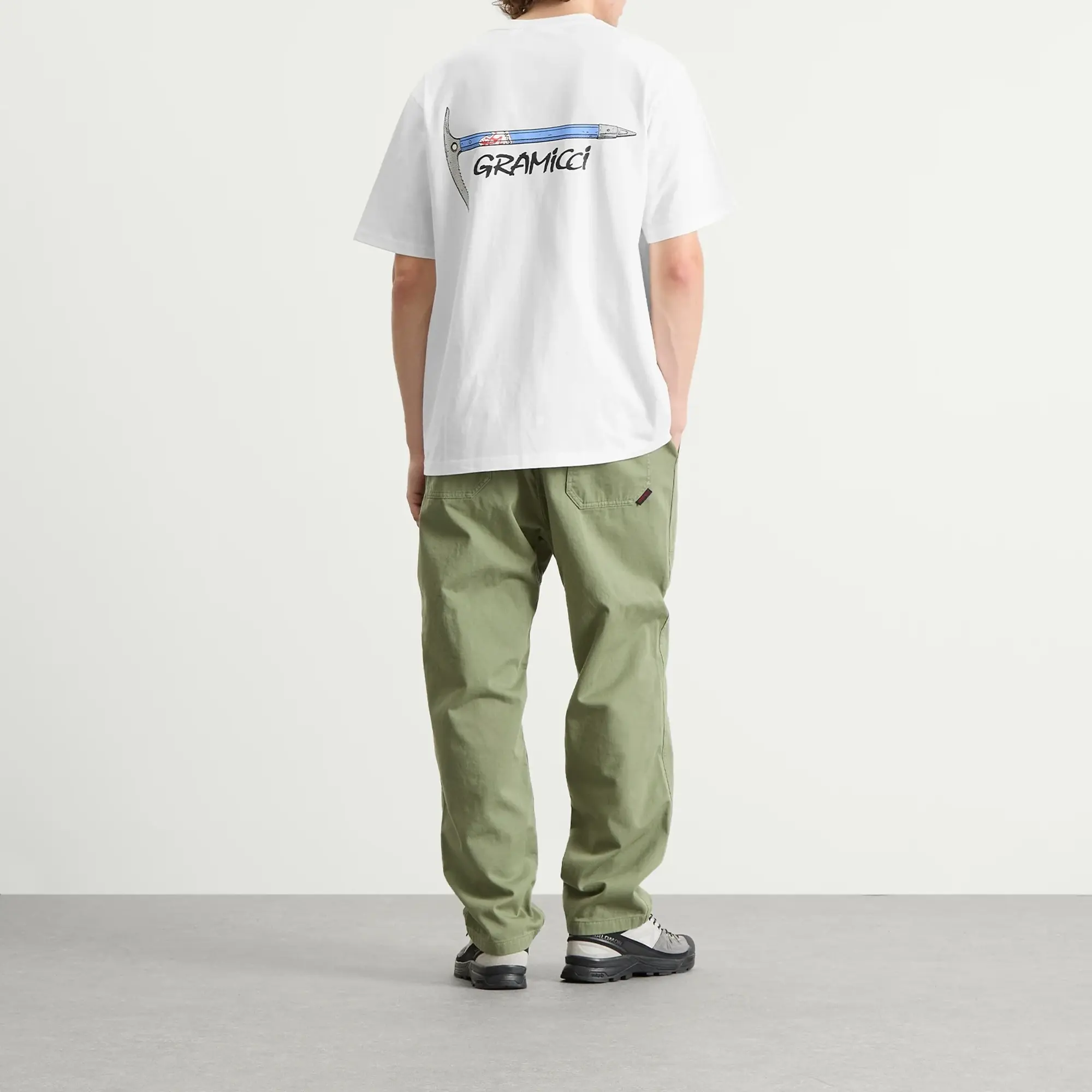 Gramicci Men's Ice Axe T-Shirt White