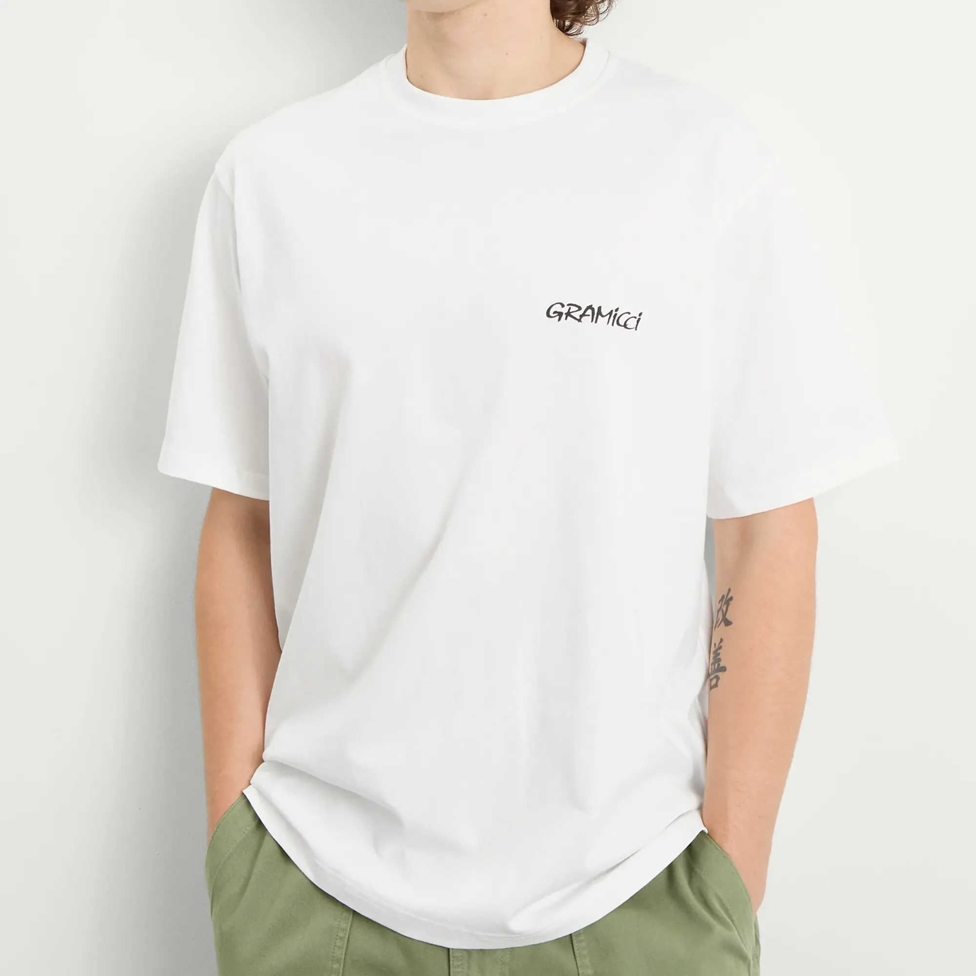 Gramicci Men's Ice Axe T-Shirt White