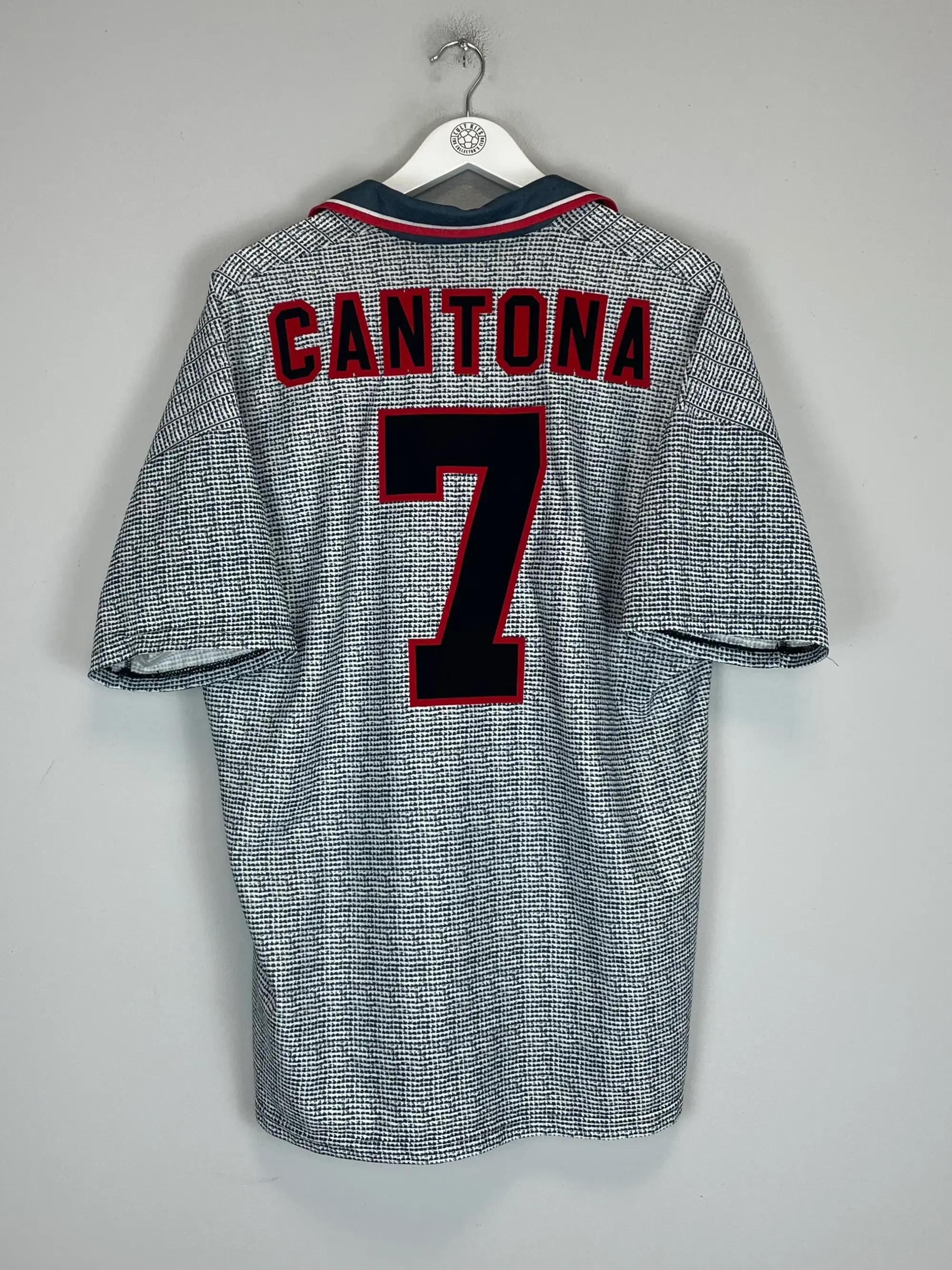 1995/96 MANCHESTER UNITED CANTONA #7 AWAY SHIRT (XL) UMBRO | CULT KITS