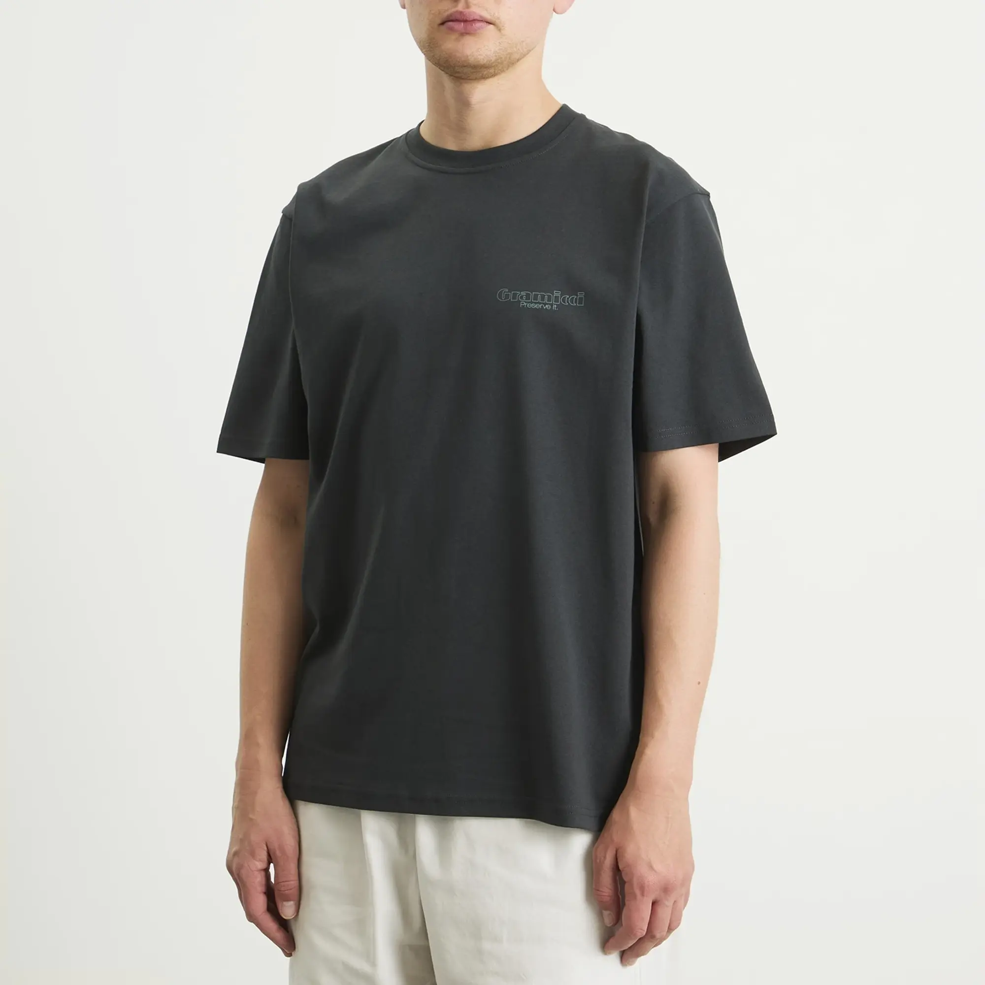 Gramicci Men's Trouttail T-Shirt Vintage Black