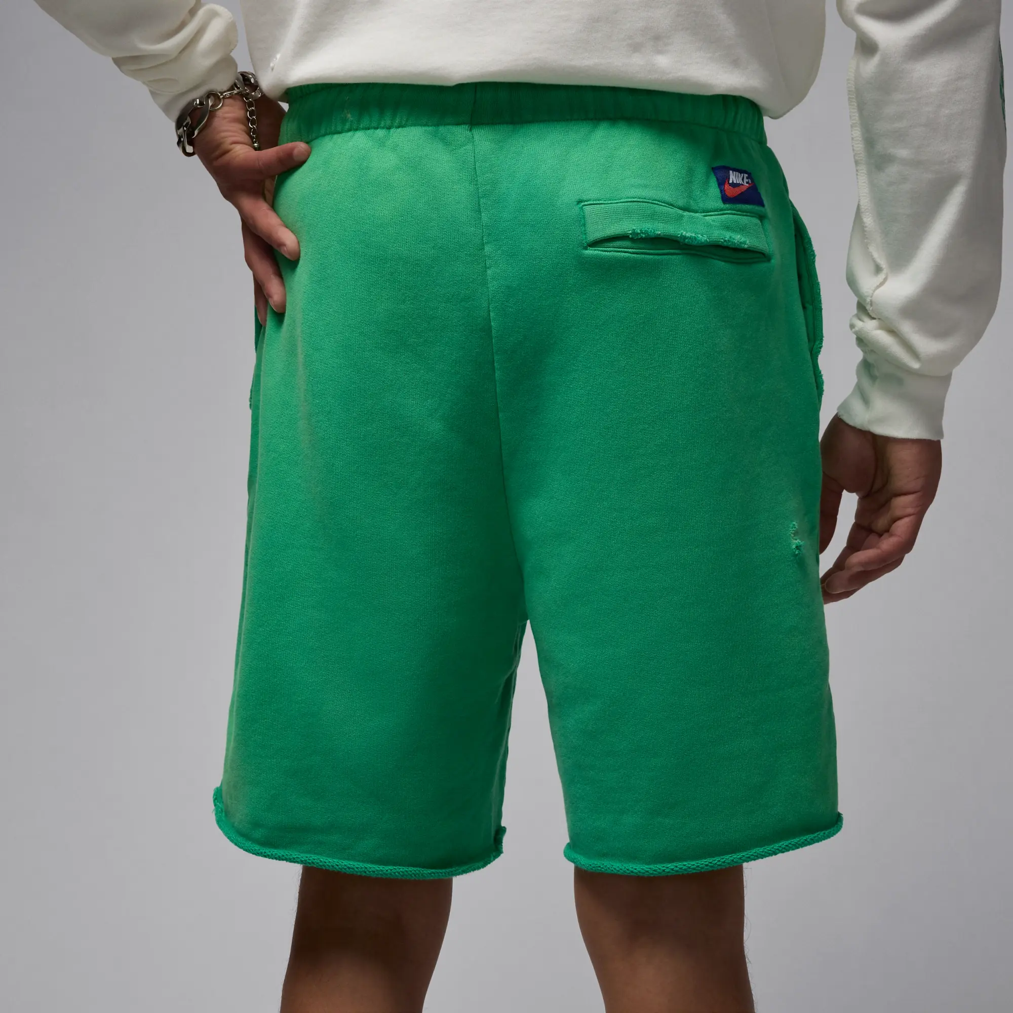 Nike Jordan Nike Air Jordan Rare Air Men's French Terry Shorts - Green - Cotton