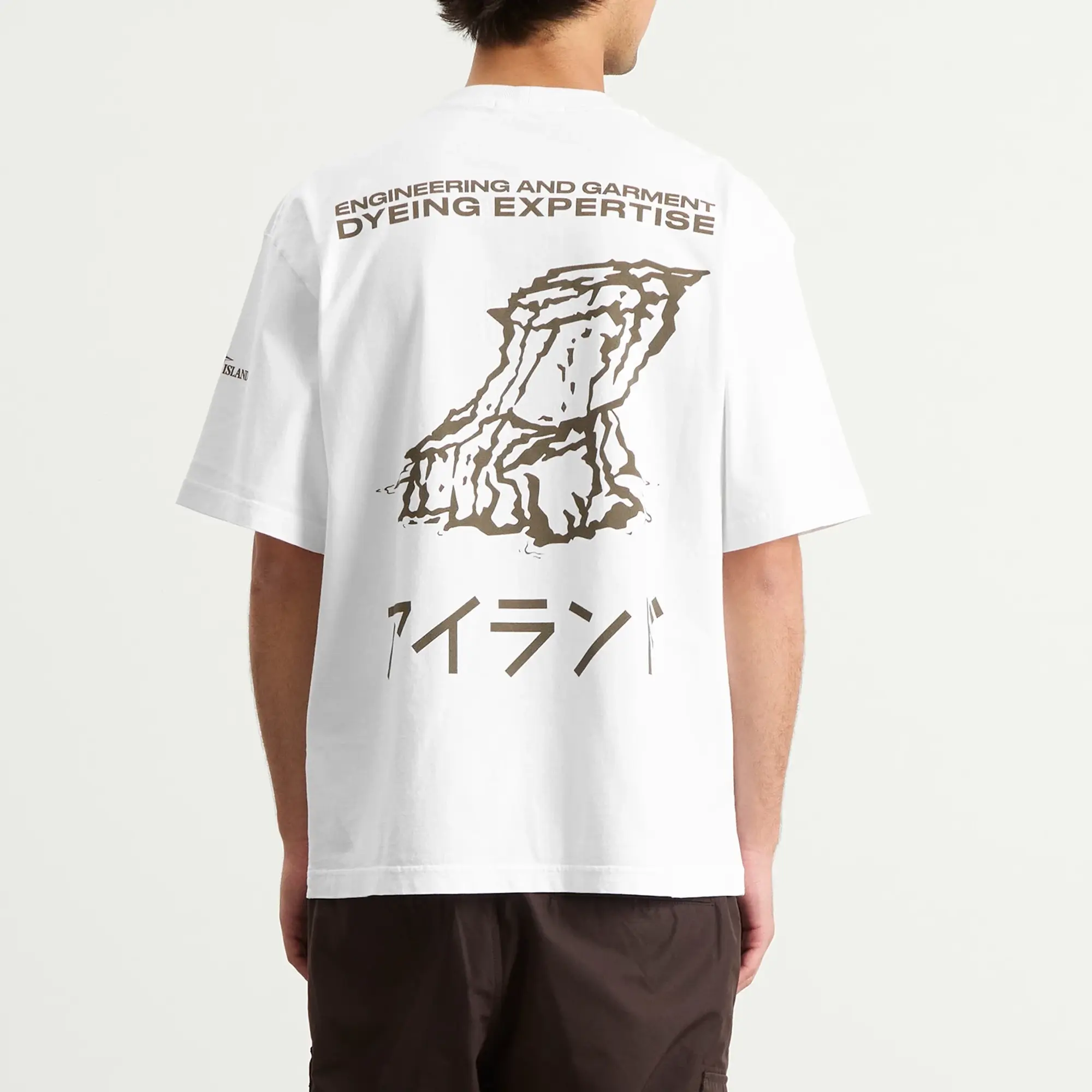 Stone Island Men's Island Print T-Shirt White