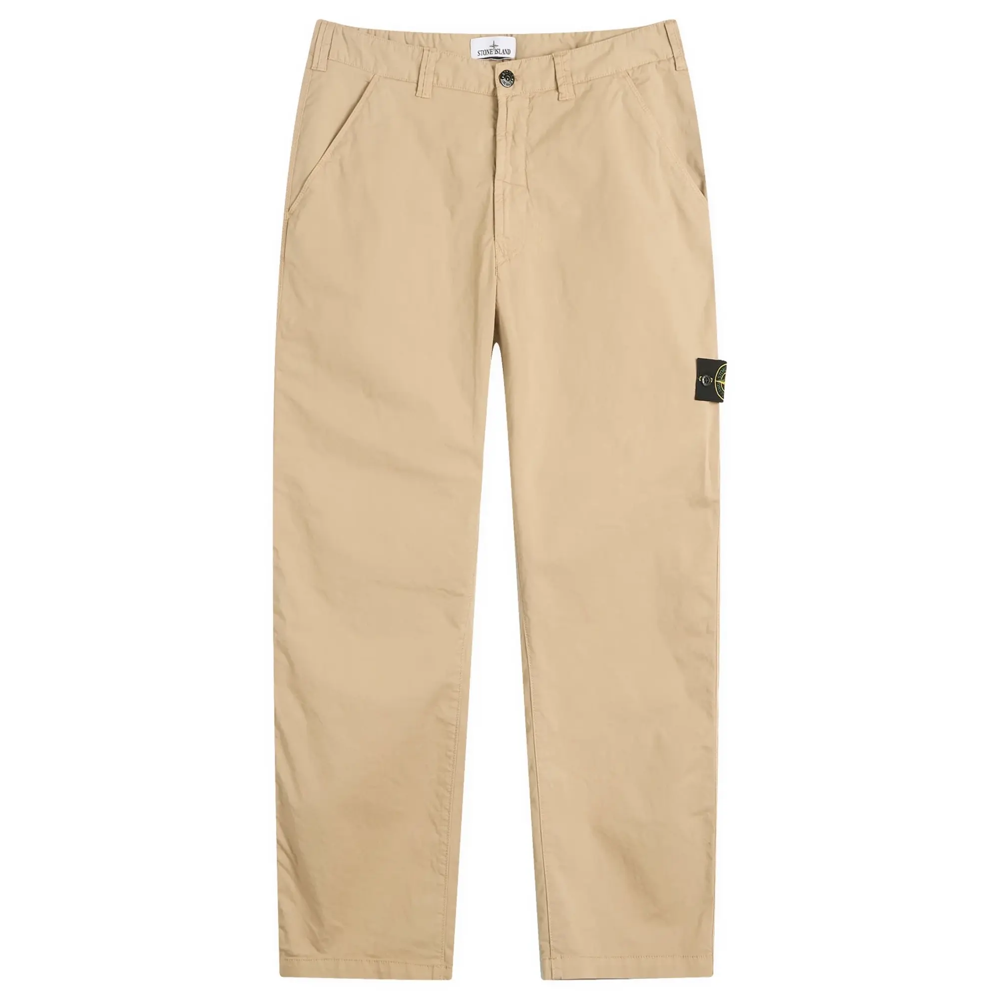 Stone Island Men's Organic Twill Chino Trousers Desert