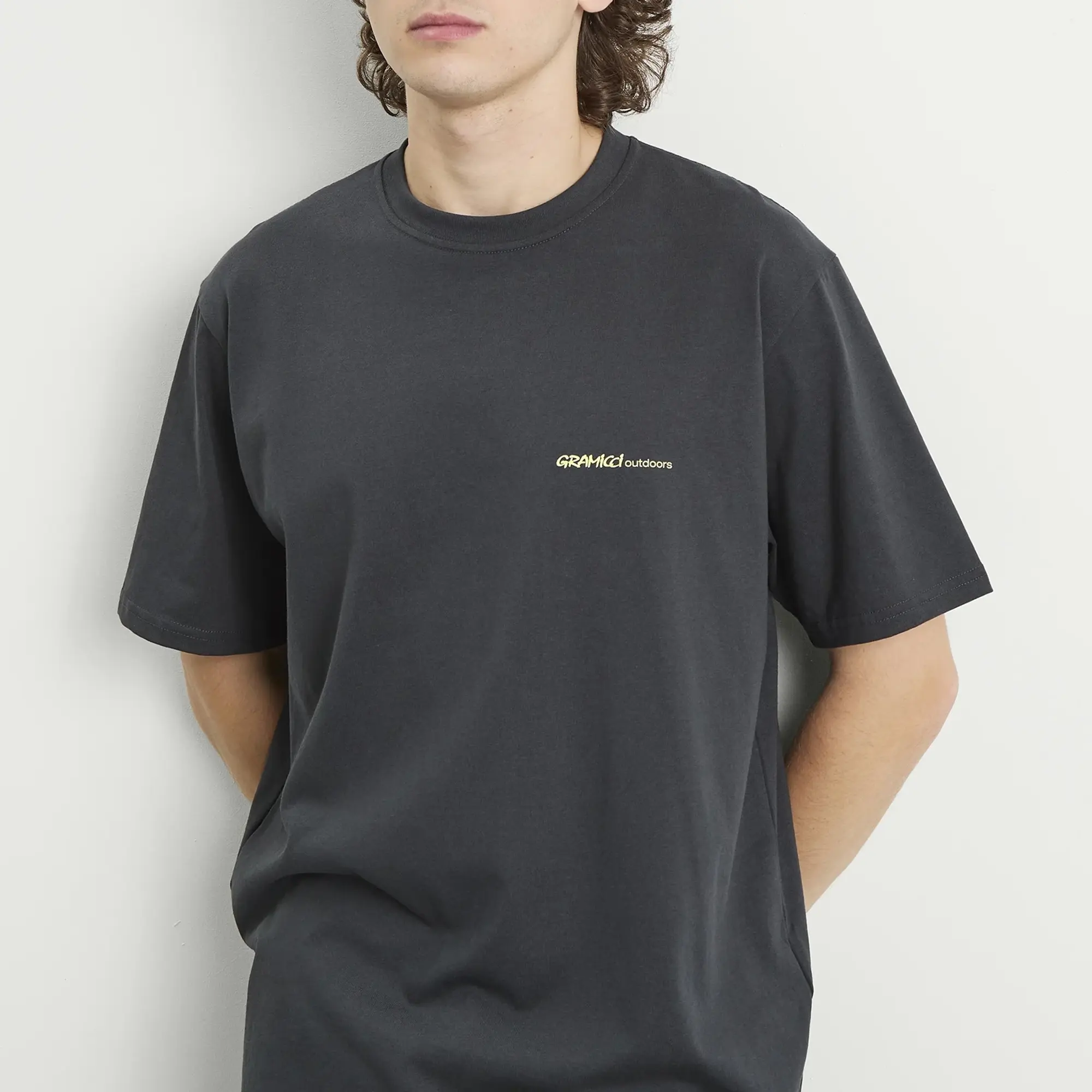 Gramicci Men's Hurricane T-Shirt Vintage Black