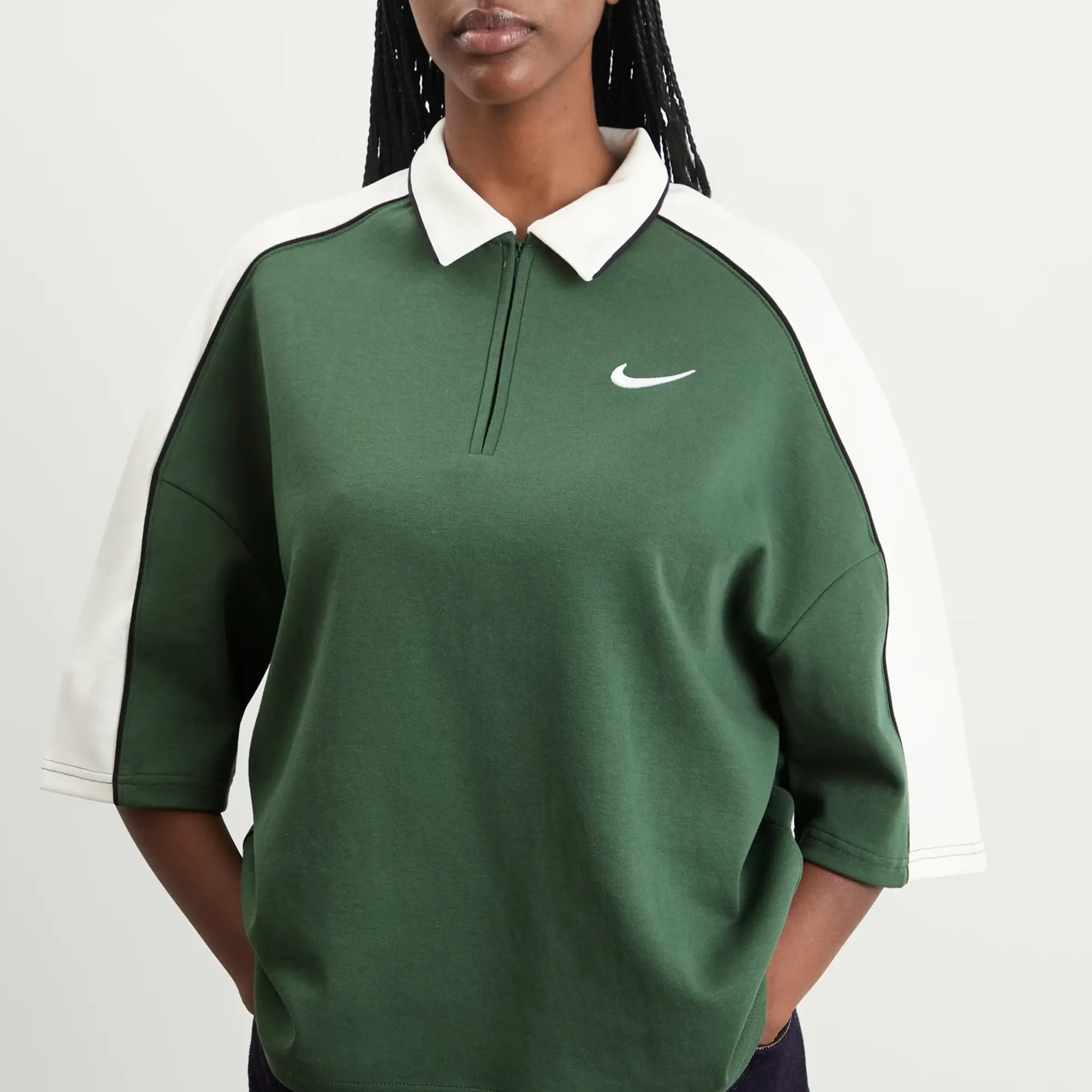 Nike Women's Sports Polo Top Fir/Sail