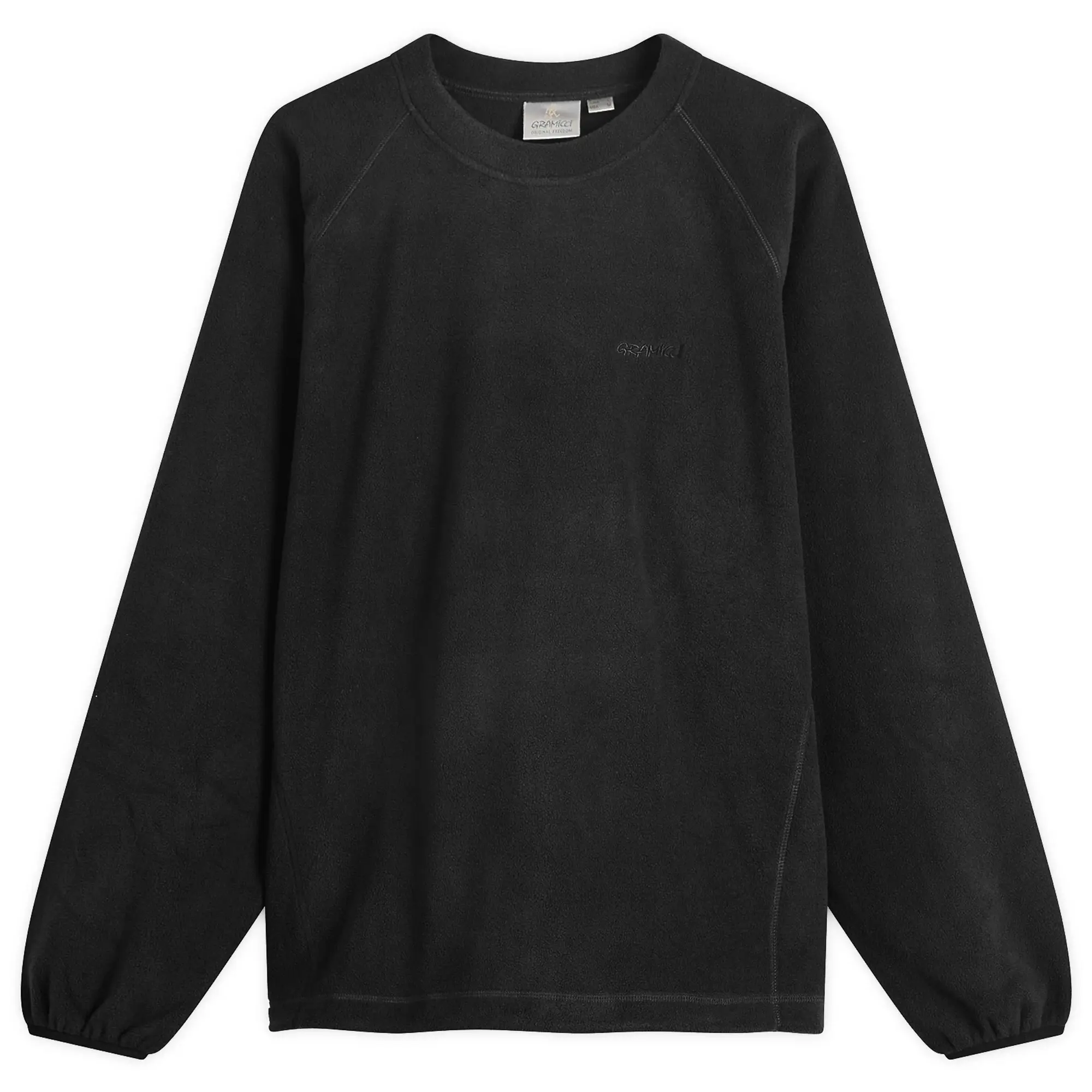 Gramicci Men's Thermal Fleece Crew Sweater Black