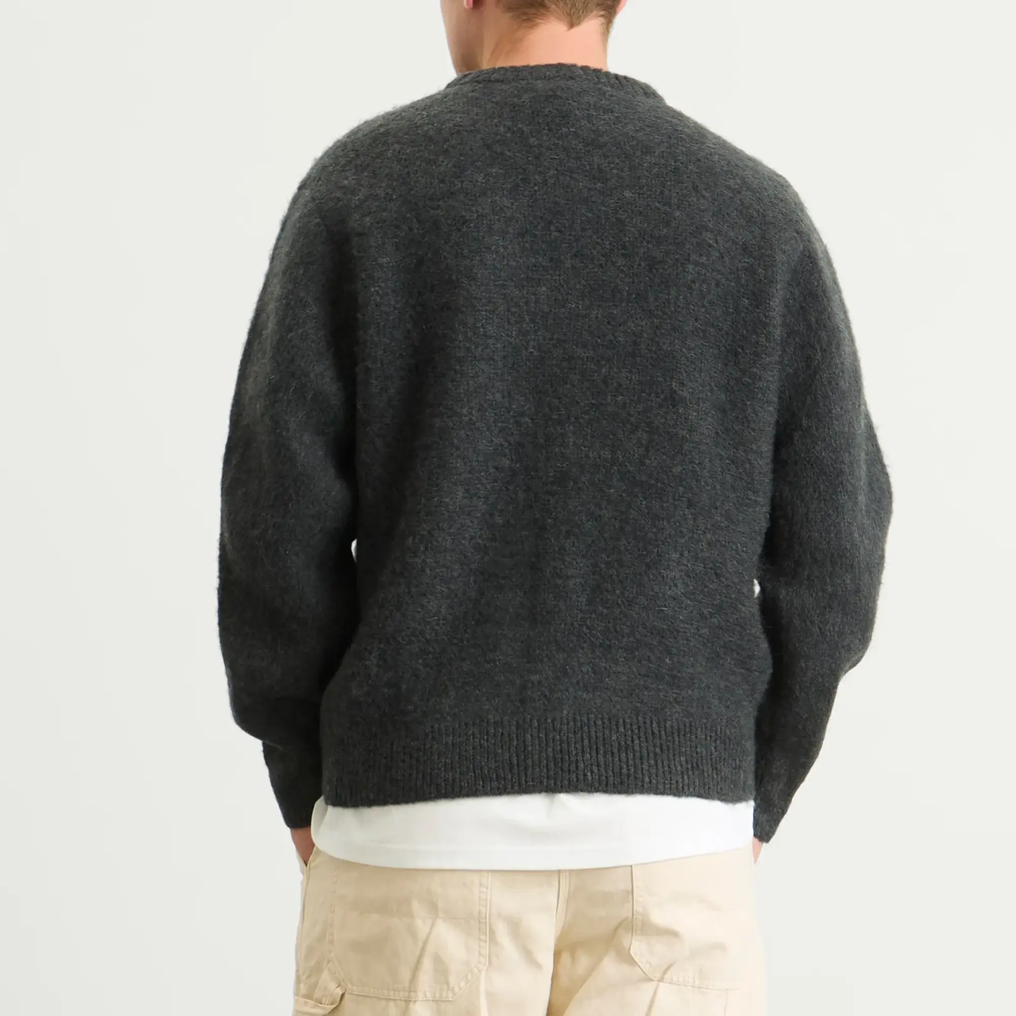 Gramicci Men's Mohair Sweater Charcoal