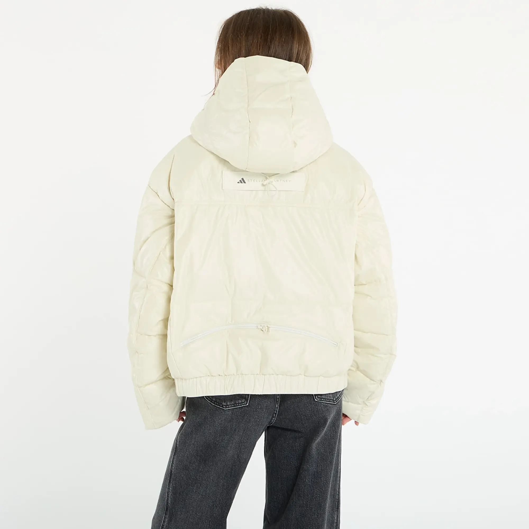Jacket Adidas By Stella Mccartney Short Padded Winter Jacket Almond Milk-Smc L