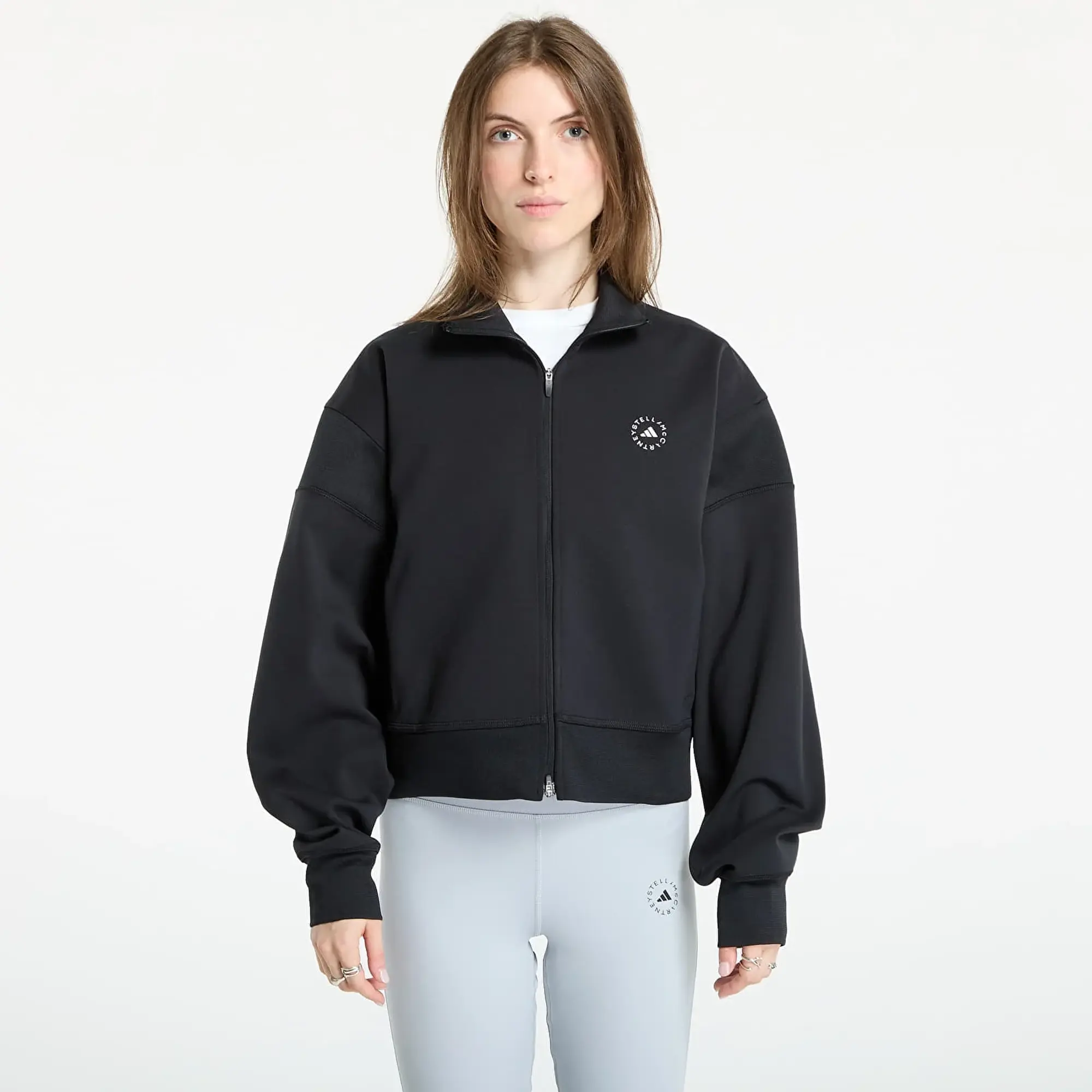 Jacket Adidas By Stella Mccartney Knitted Track Top Black/ A Charcoal L