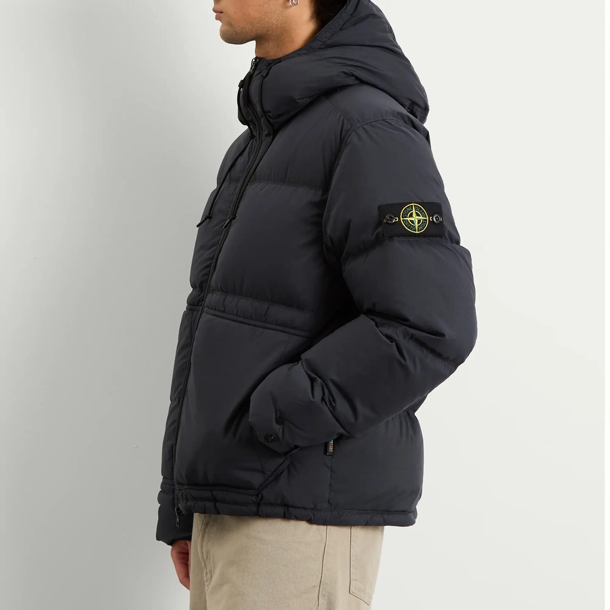 Stone Island Men's Matt Ripstop Cordura Down Jacket Navy Blue