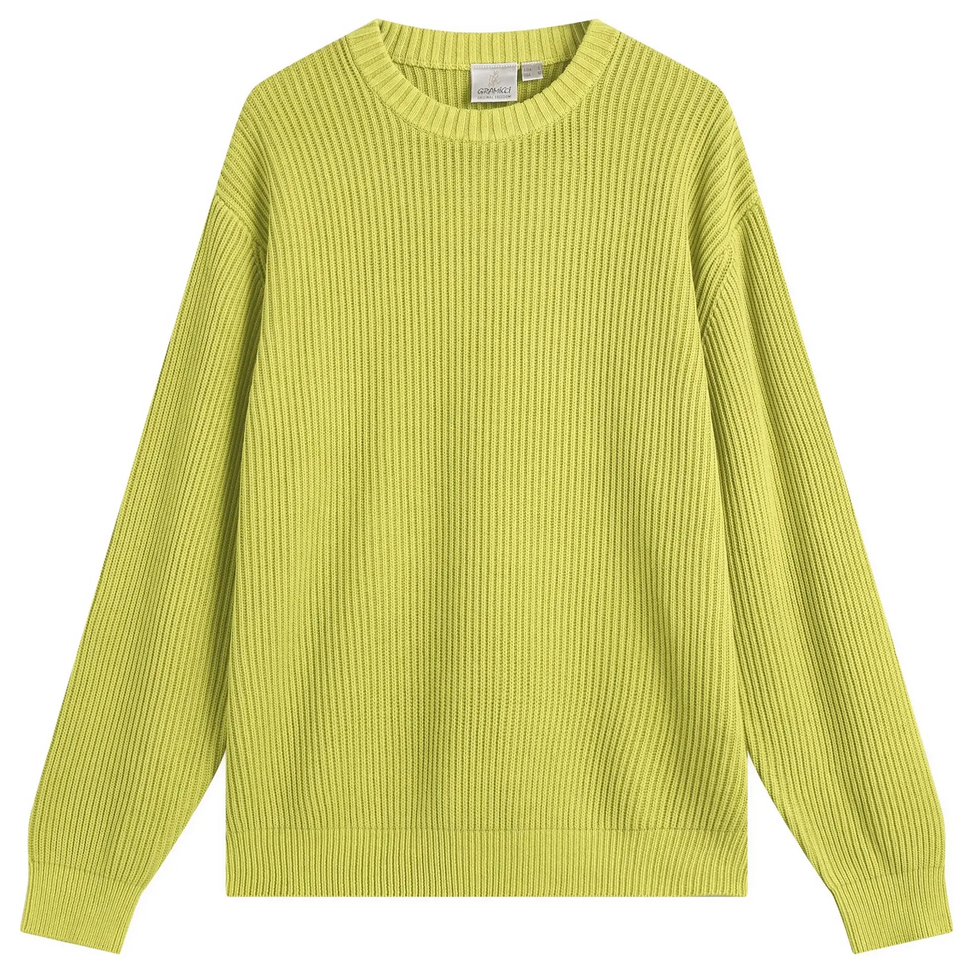 Gramicci Men's Cotton Knit Sweater Mist Green