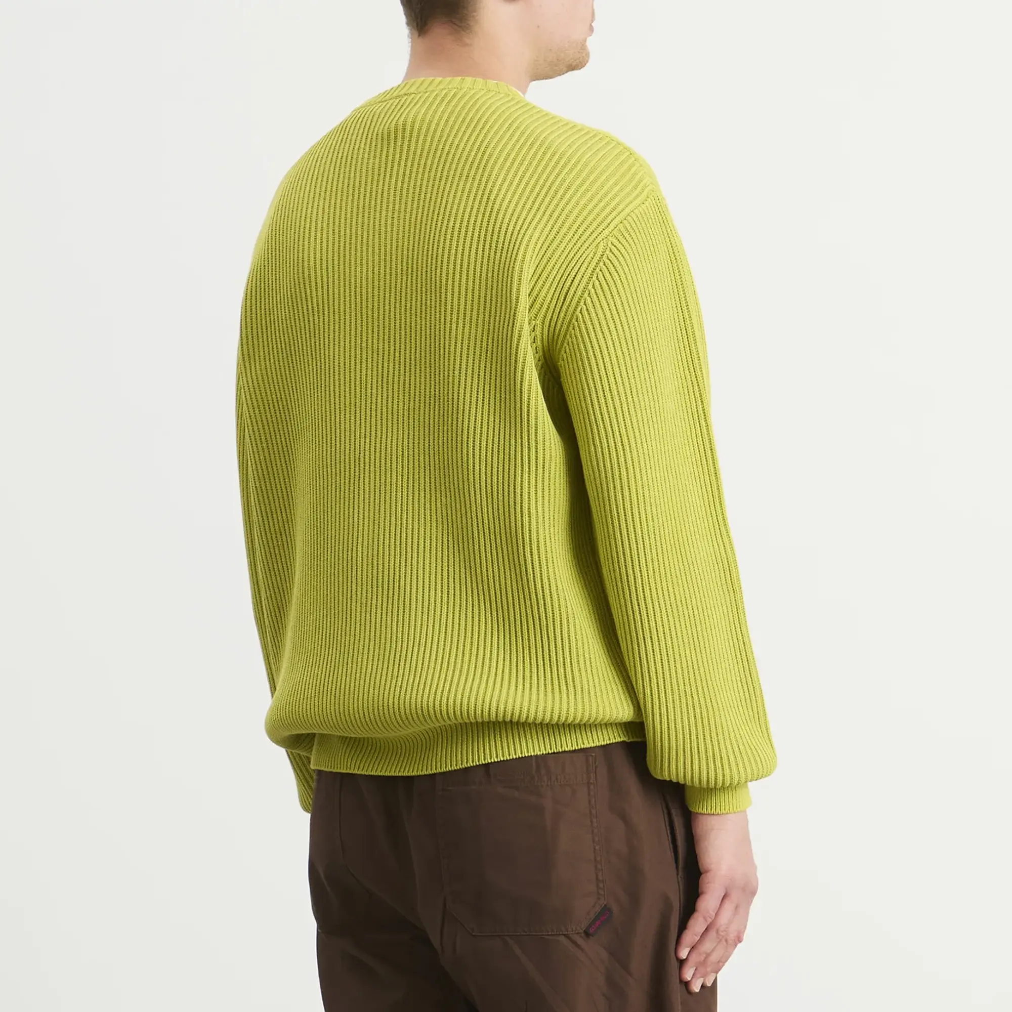 Gramicci Men's Cotton Knit Sweater Mist Green