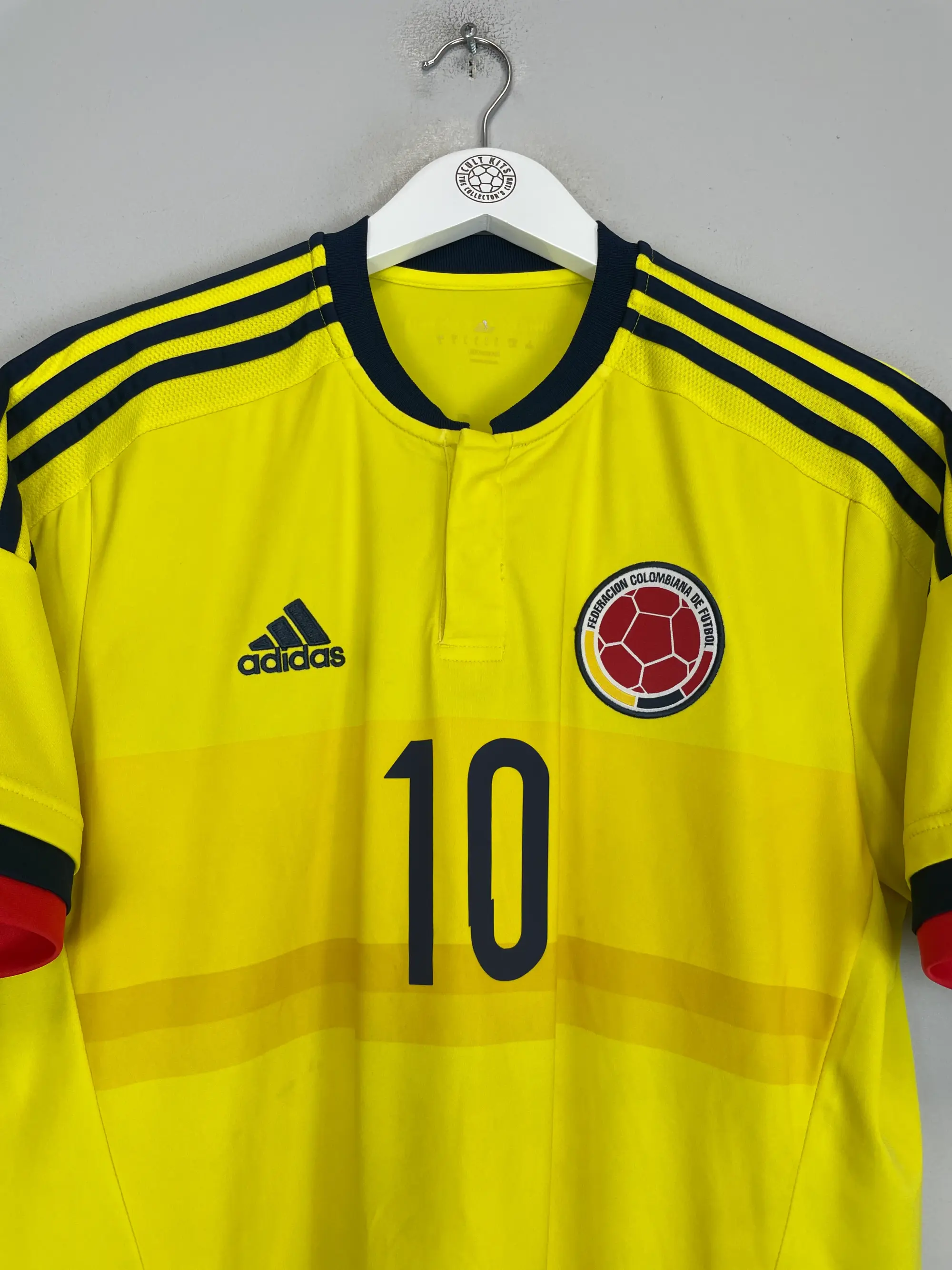 2015/16 COLOMBIA JAMES #10 HOME SHIRT (L) ADIDAS | CULT KITS