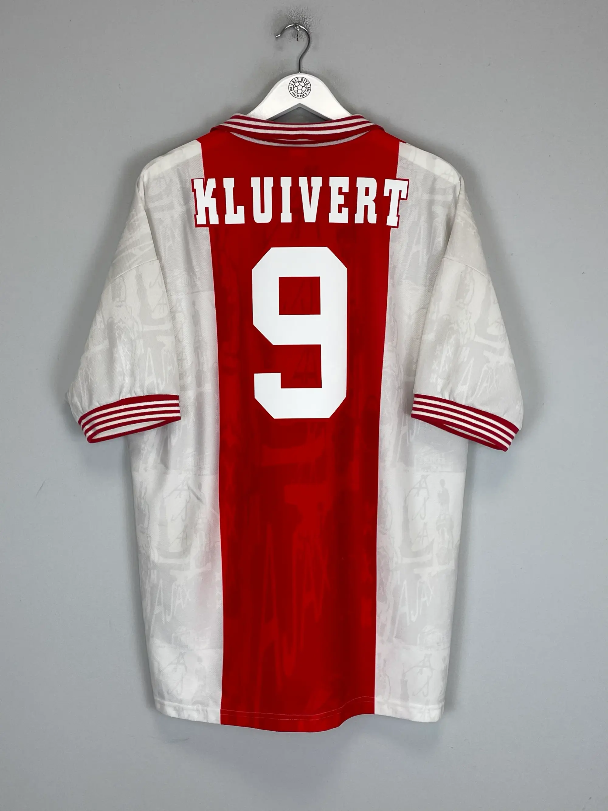 1996/97 AJAX KLUIVERT #9 HOME SHIRT (XL) UMBRO | CULT KITS