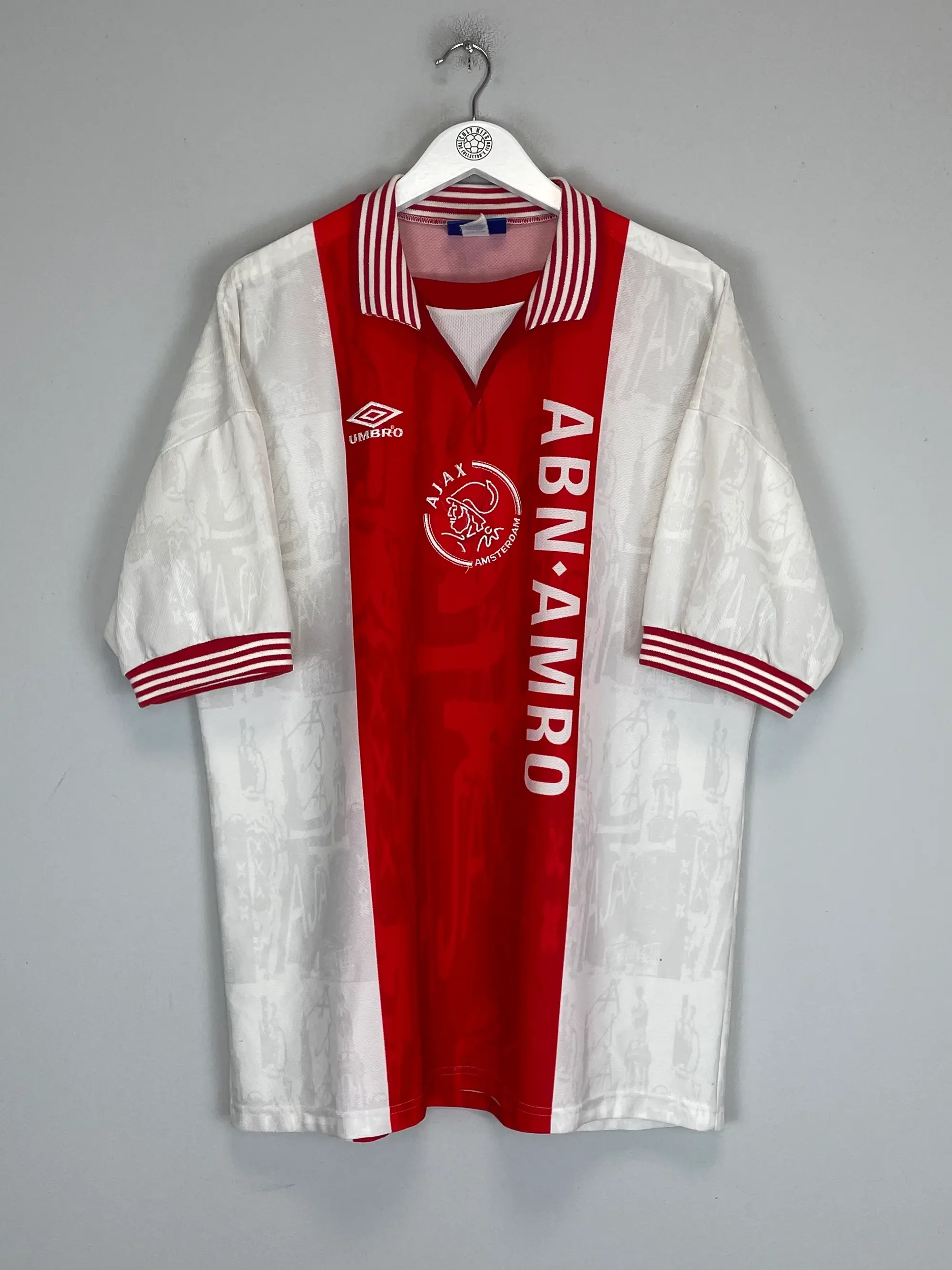 1996/97 AJAX KLUIVERT #9 HOME SHIRT (XL) UMBRO | CULT KITS