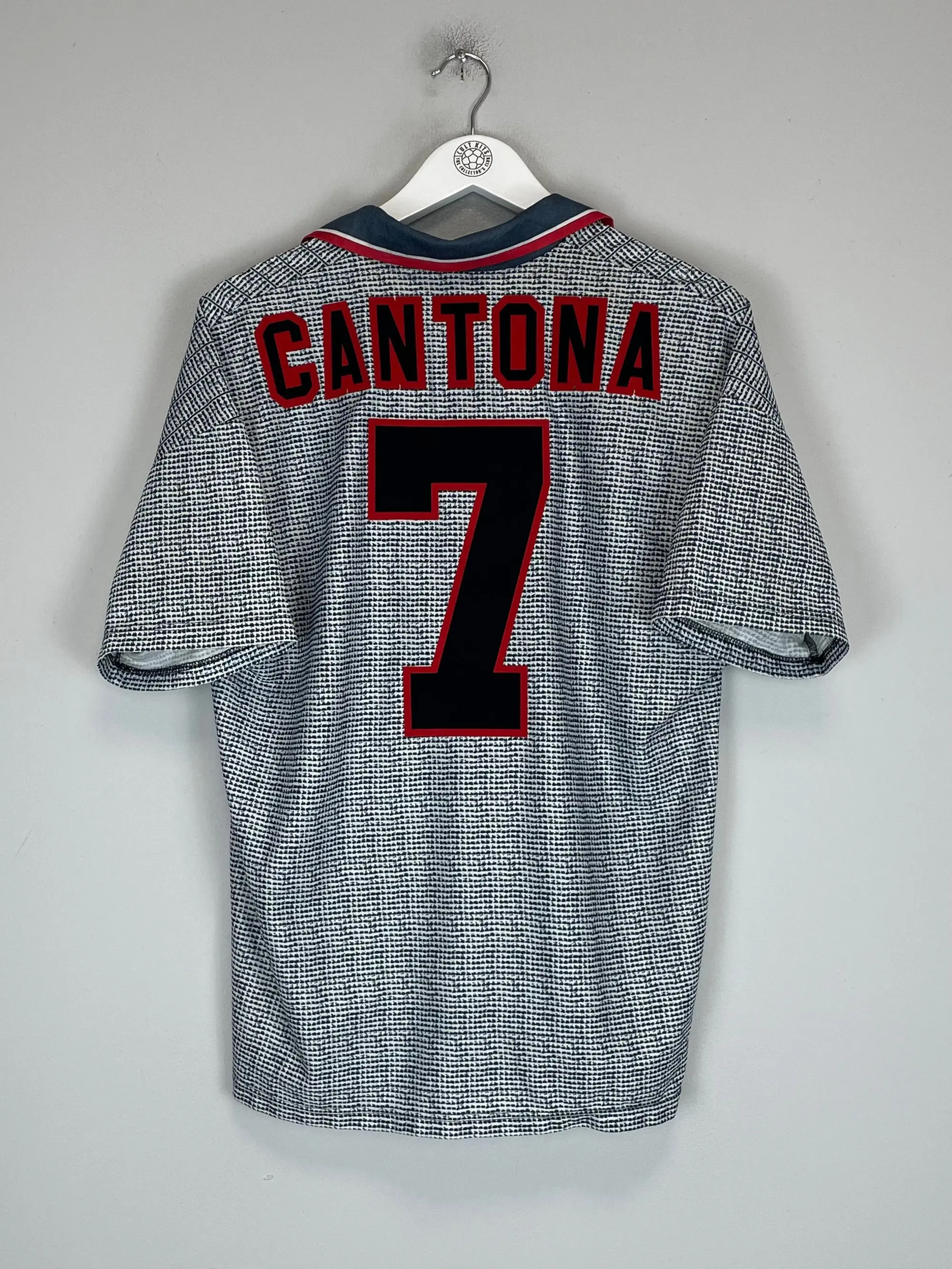 1995/96 MANCHESTER UNITED CANTONA #7 AWAY SHIRT (M) UMBRO | CULT KITS