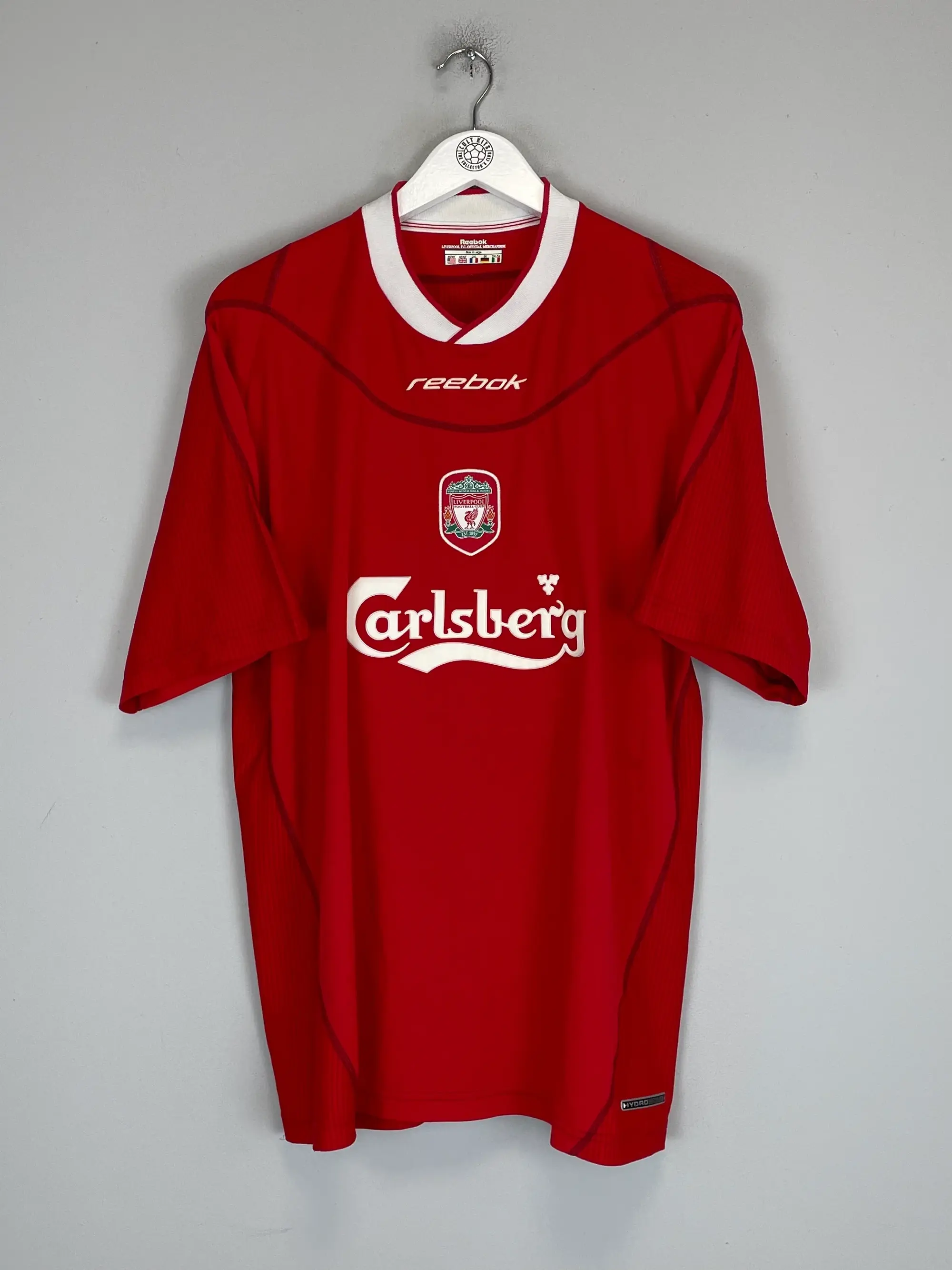 2002/04 LIVERPOOL HYPIA #4 HOME SHIRT (XL) REEBOK | CULT KITS