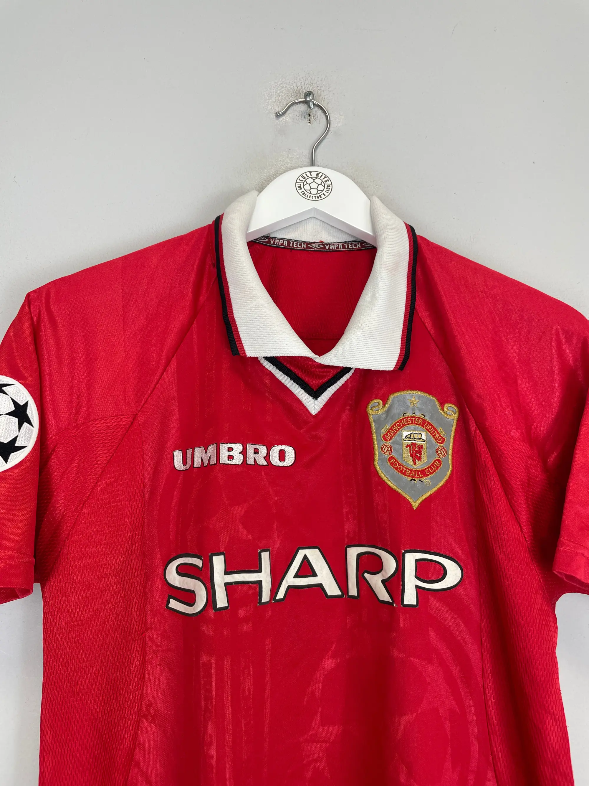 1999/00 MANCHESTER UNITED BECKHAM #7 C/L HOME SHIRT (S) UMBRO | CULT KITS
