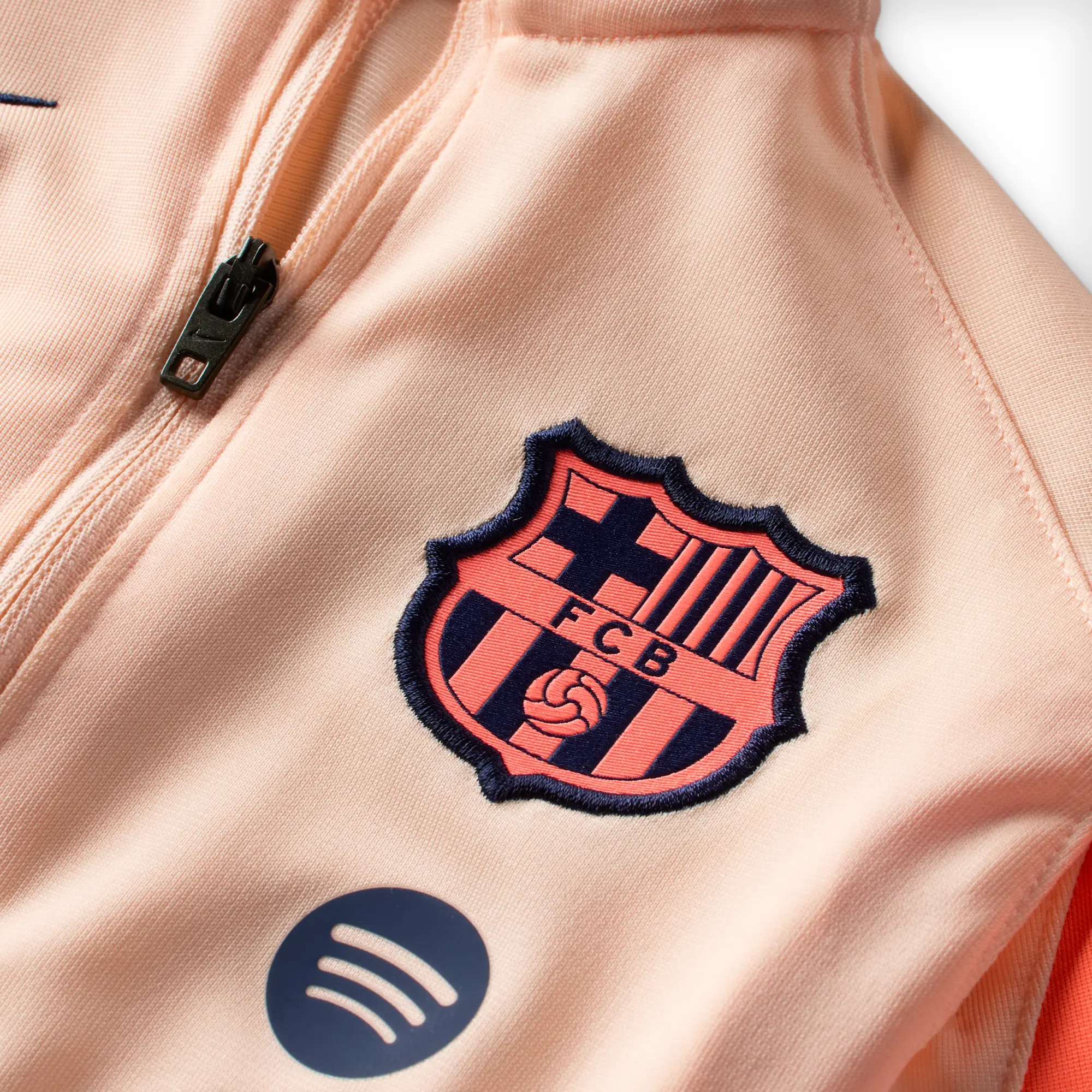 F.C. Barcelona Strike Third Baby Nike Dri-FIT Total 90 Football Knit Tracksuit - Orange - Polyester