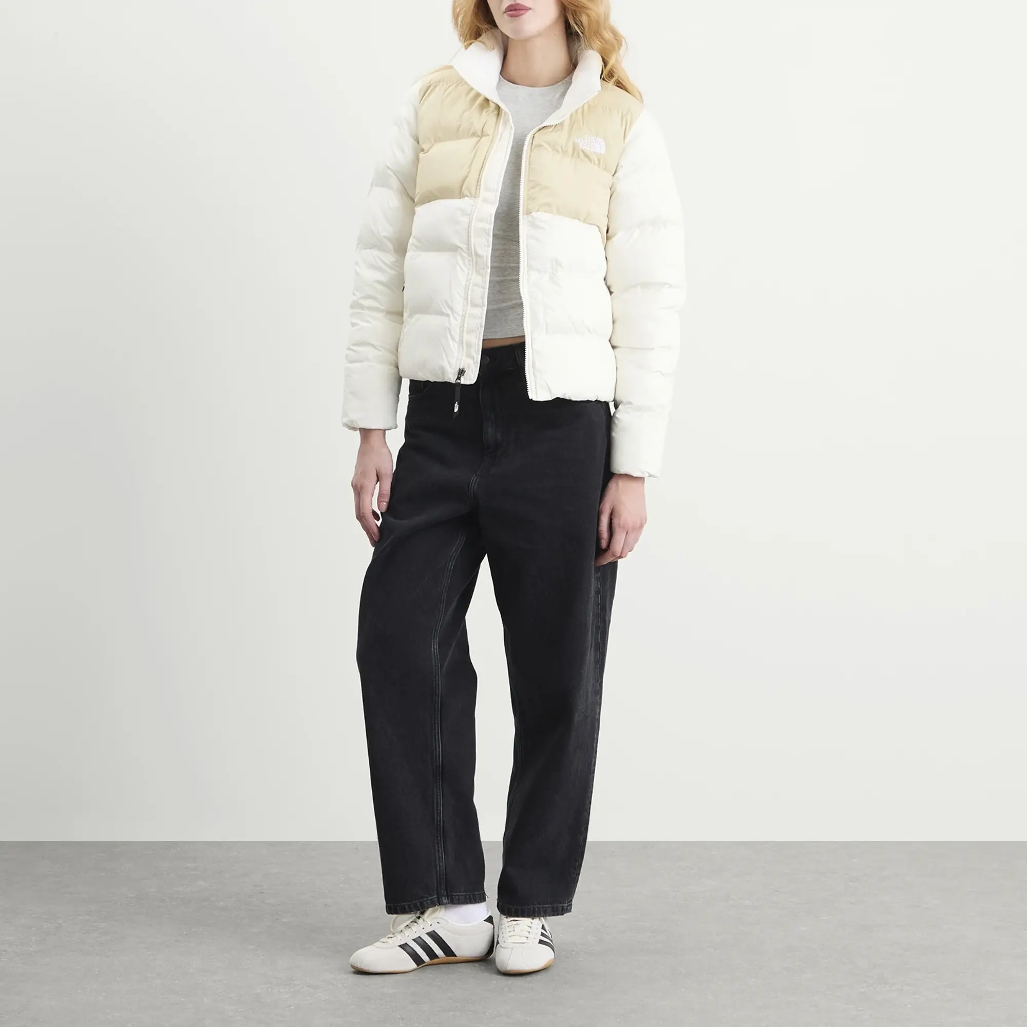 The North Face Women's Saikuru Jacket Gravel/White Dune
