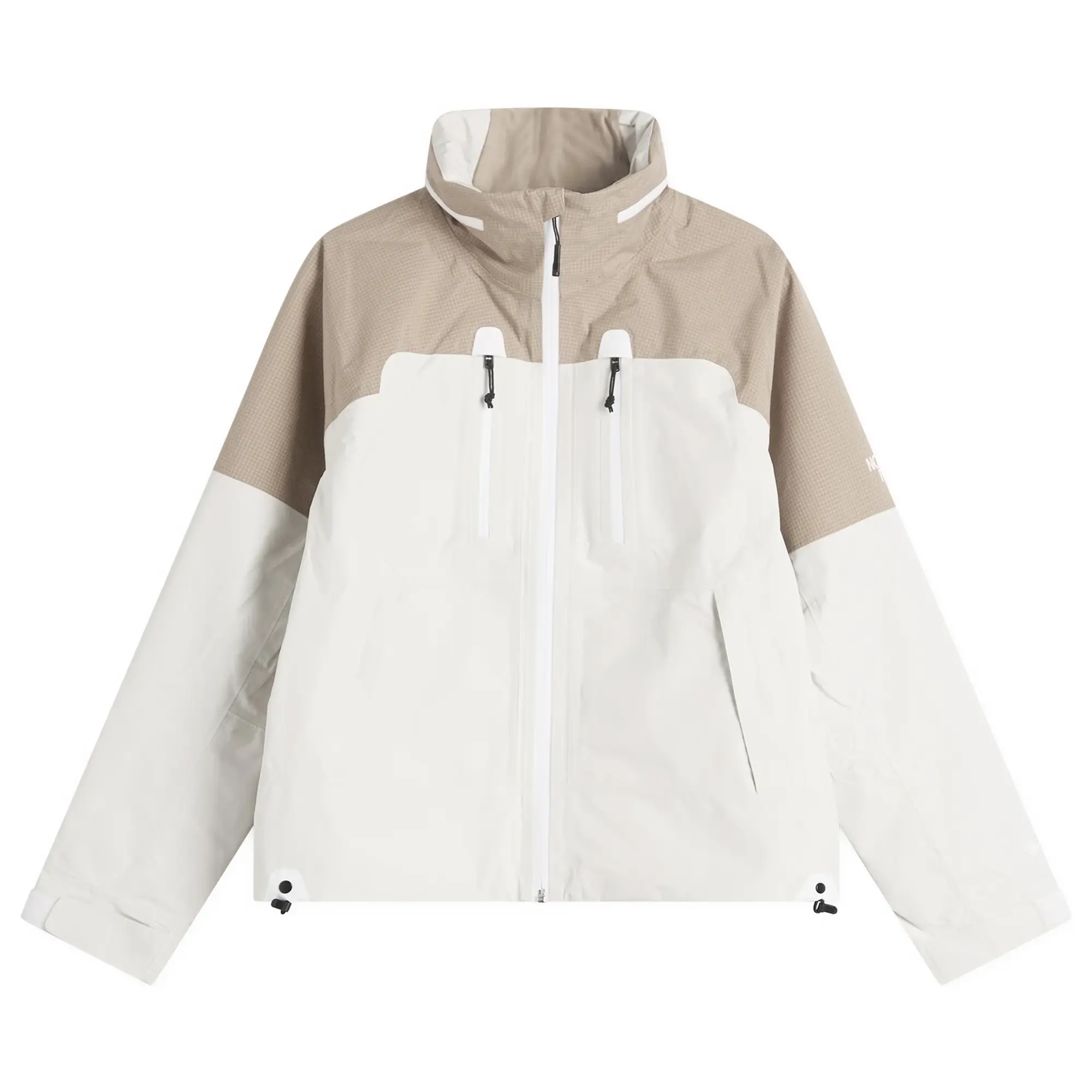 The North Face Women's Hke Devils Thumb Gore-Tex Jacket White Dune/Mushroom Grey