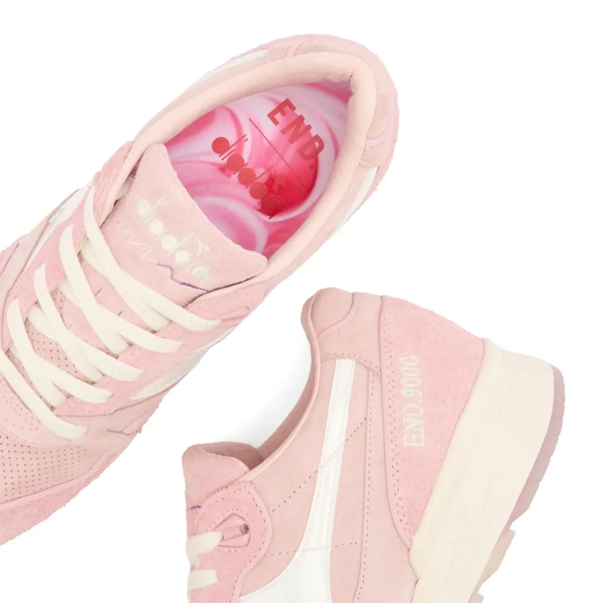 END. x Diadora N9000 Sneaker Pink