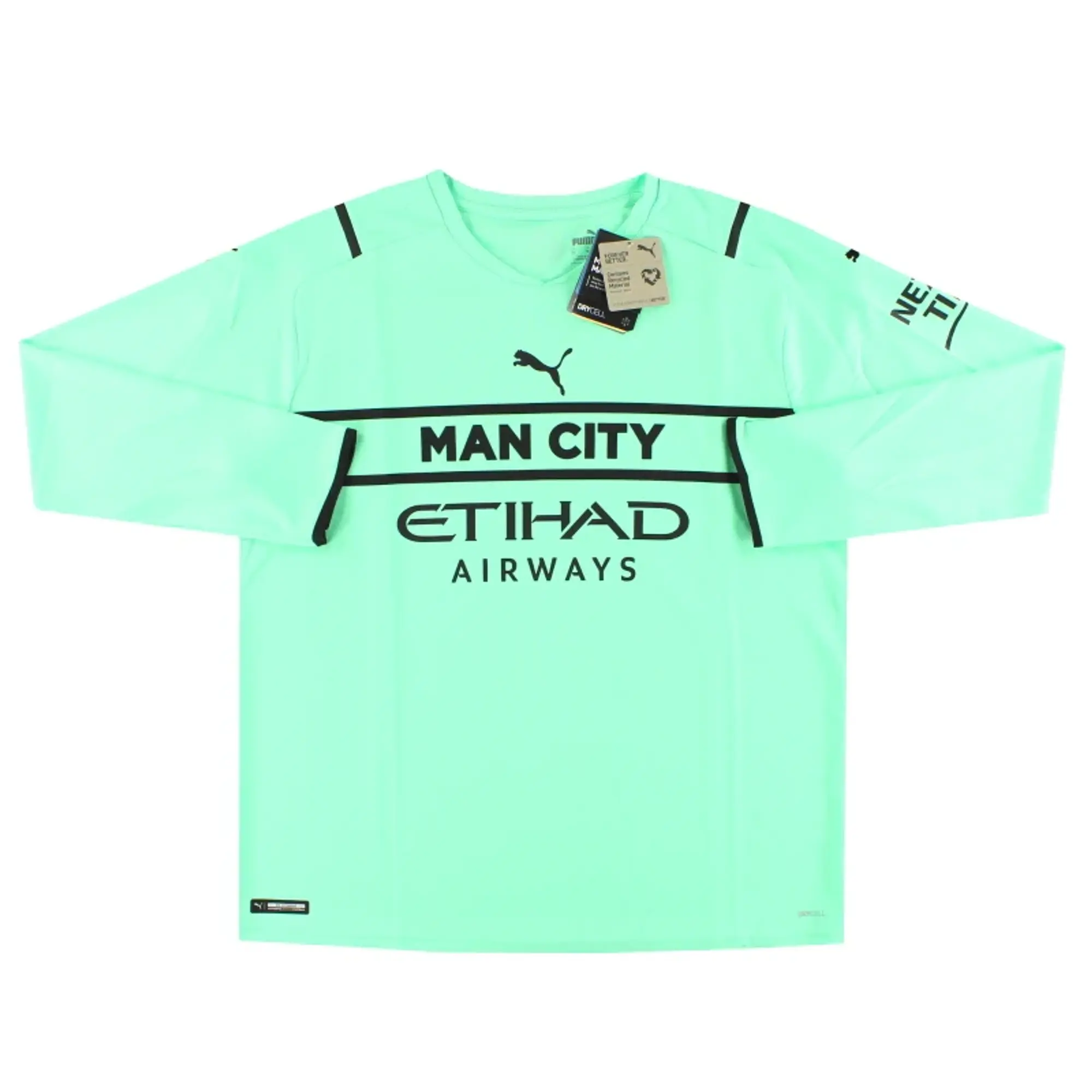 2021-22 Manchester City Puma Third Goalkeeper Shirt *w/tags* XL - Manchester City / w/tags 