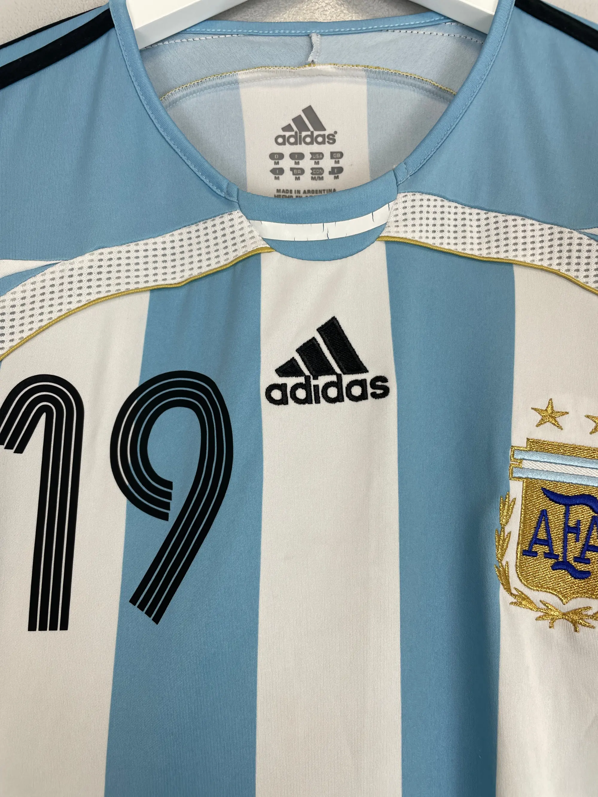 2005/07 ARGENTINA MESSI #19 HOME SHIRT (M) ADIDAS | CULT KITS