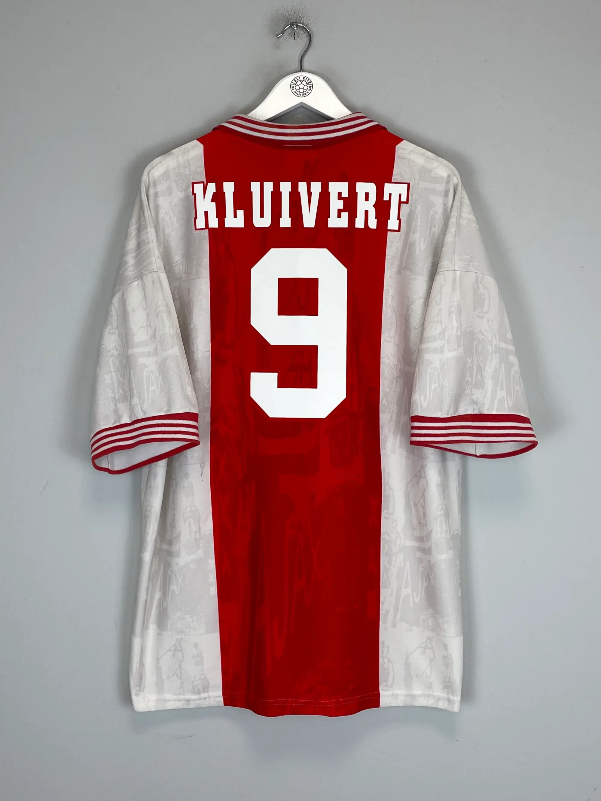 1996/97 AJAX KLUIVERT #9 HOME SHIRT (XXL) UMBRO | CULT KITS