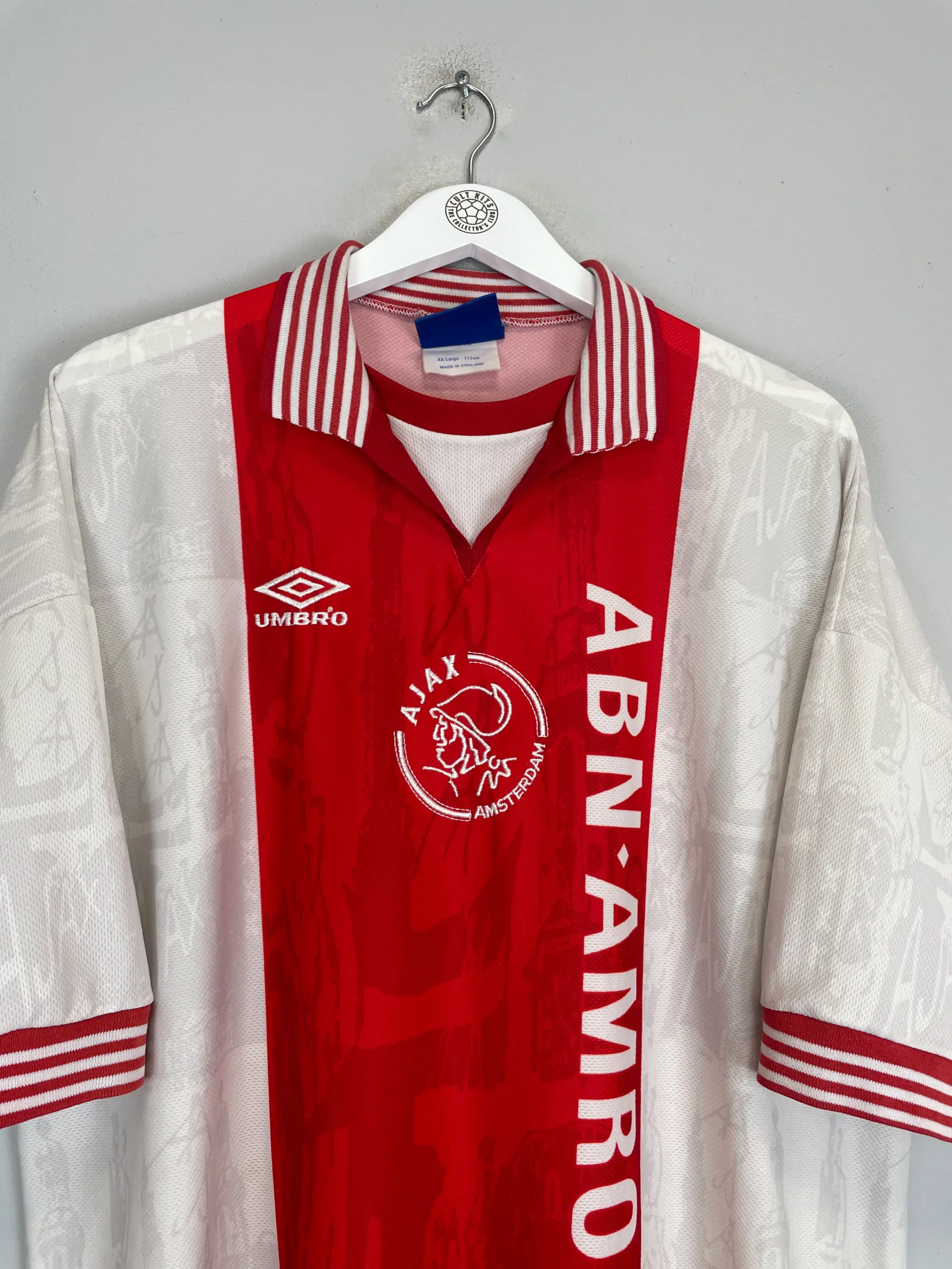 1996/97 AJAX KLUIVERT #9 HOME SHIRT (XXL) UMBRO | CULT KITS