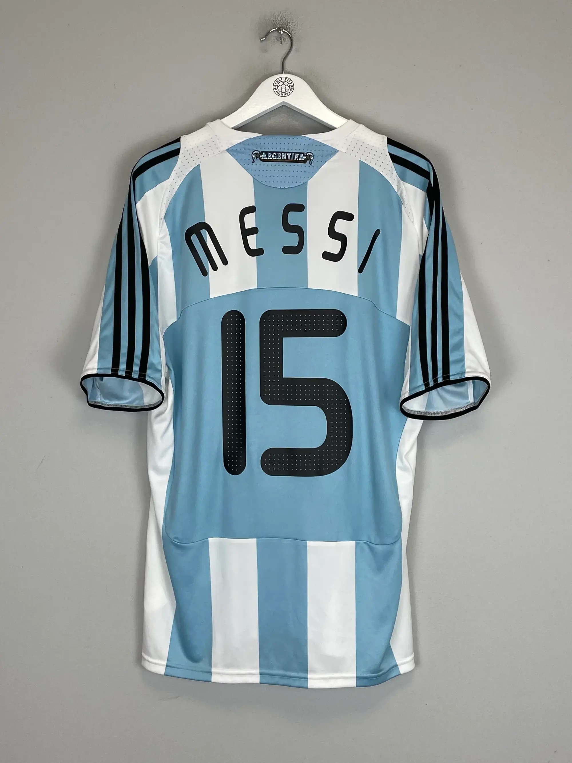 2007/09 ARGENTINA MESSI #15 HOME SHIRT (XL) ADIDAS | CULT KITS