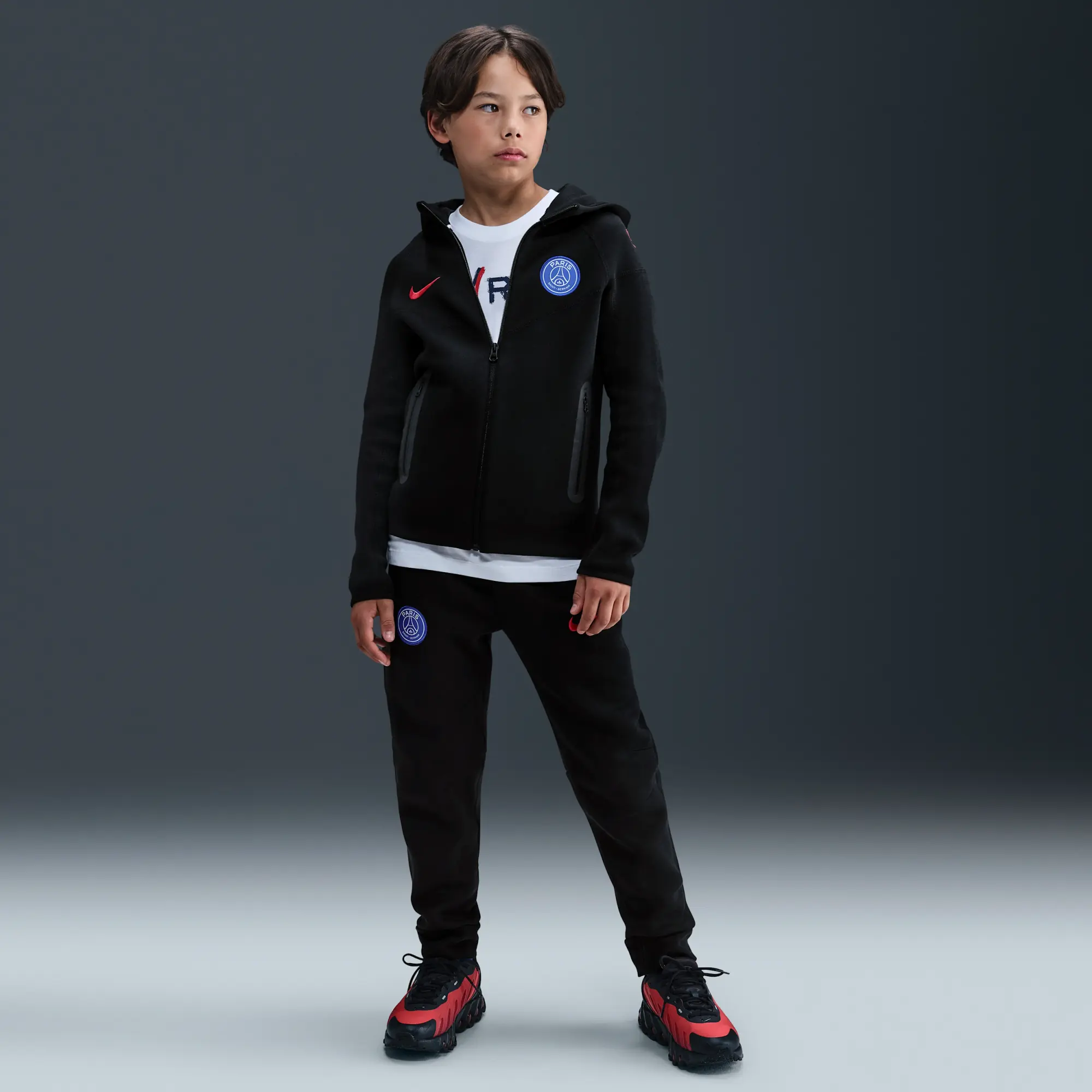 Paris Saint-Germain Tech Third Nike Total 90 Football Fleece Pants - Black - Sustainable Materials