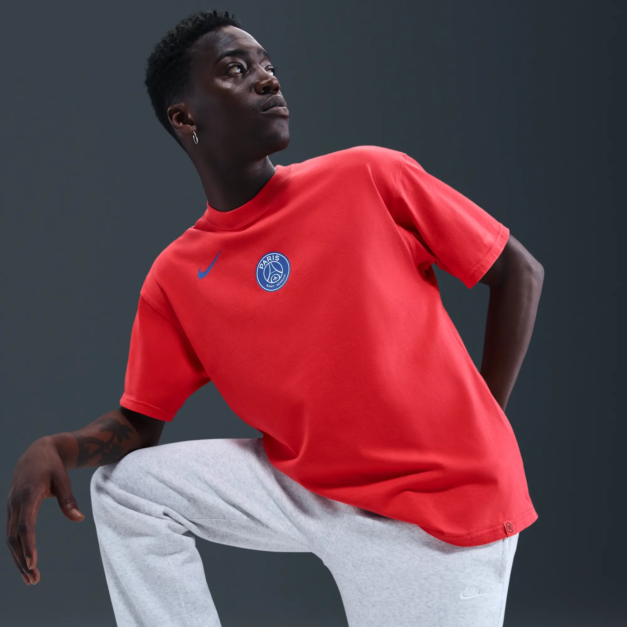 Paris Saint-Germain Men's Nike Total 90 Football T-Shirt - Red