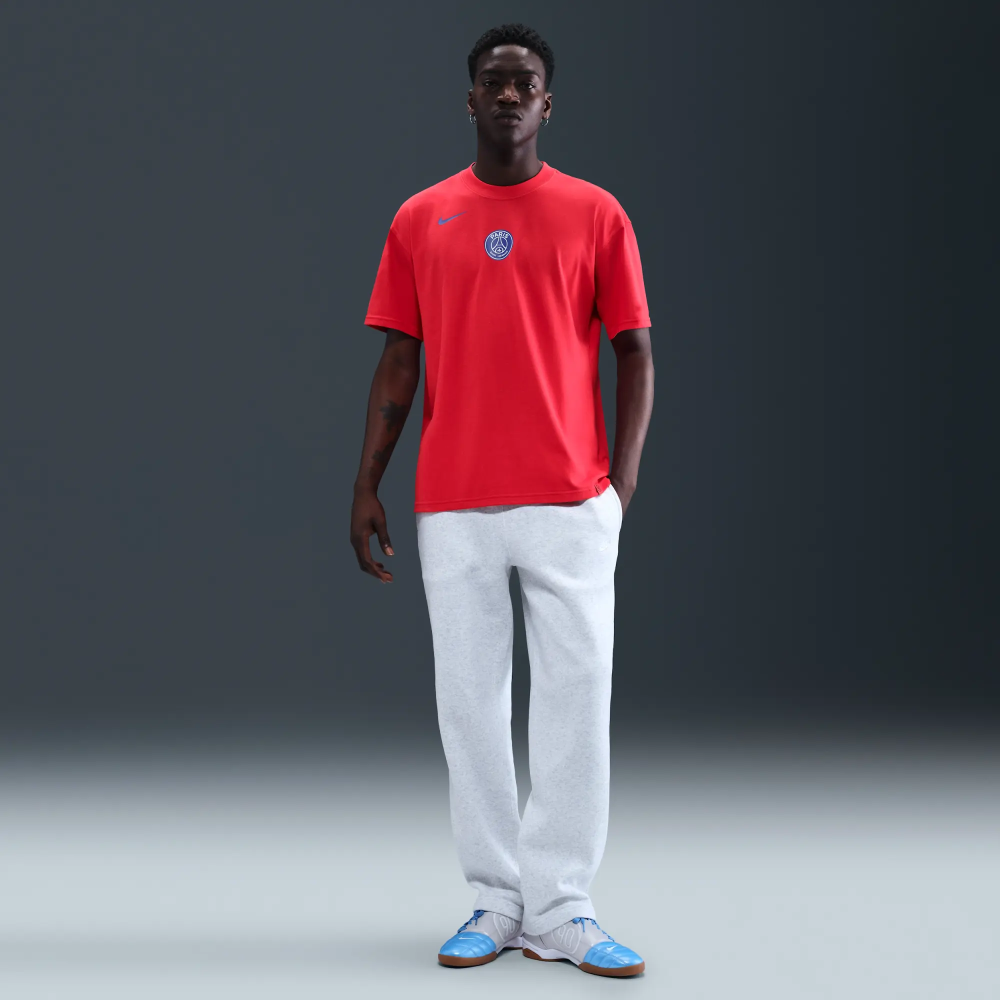 Paris Saint-Germain Men's Nike Total 90 Football T-Shirt - Red