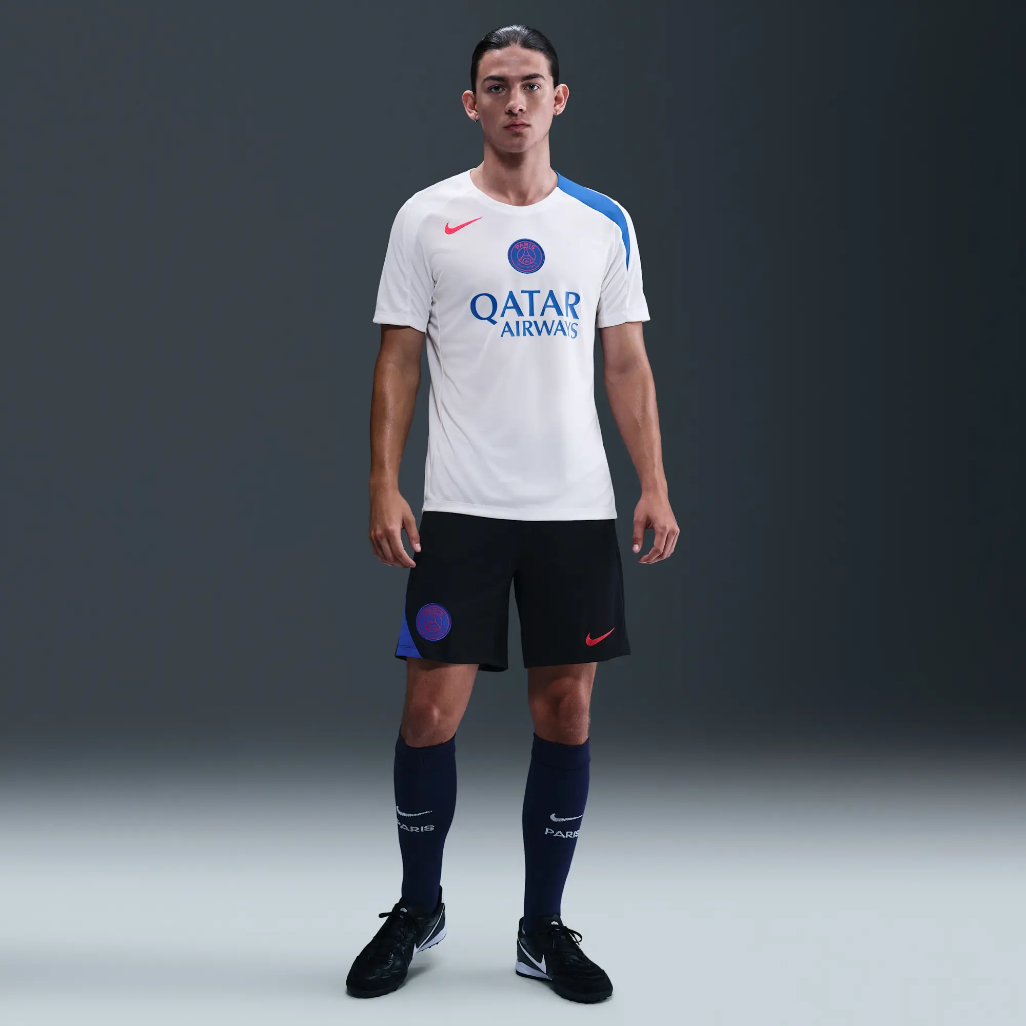 PSG Strike Third Men's Nike Dri-FIT Total 90 Football Knit Top - White - Sustainable Materials