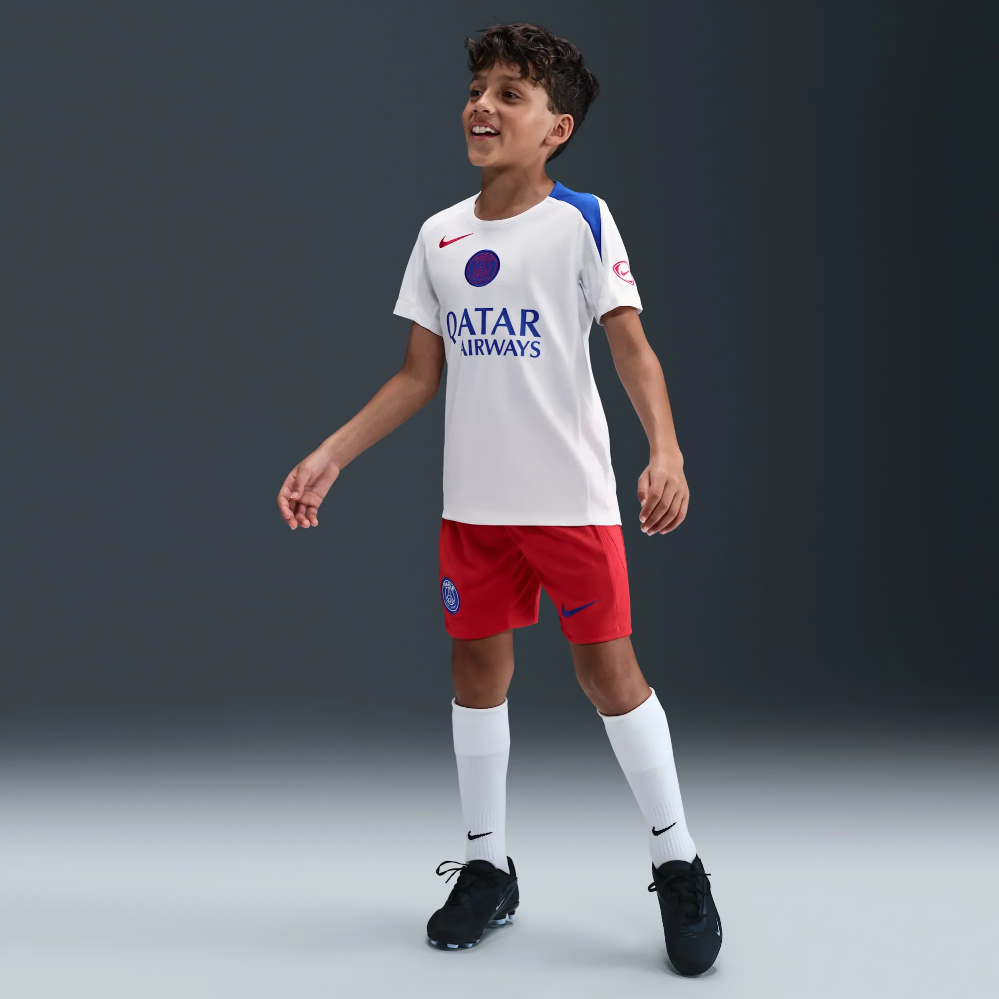 PSG Strike Third Nike Dri-FIT Total 90 Football Knit Top - White - Sustainable Materials