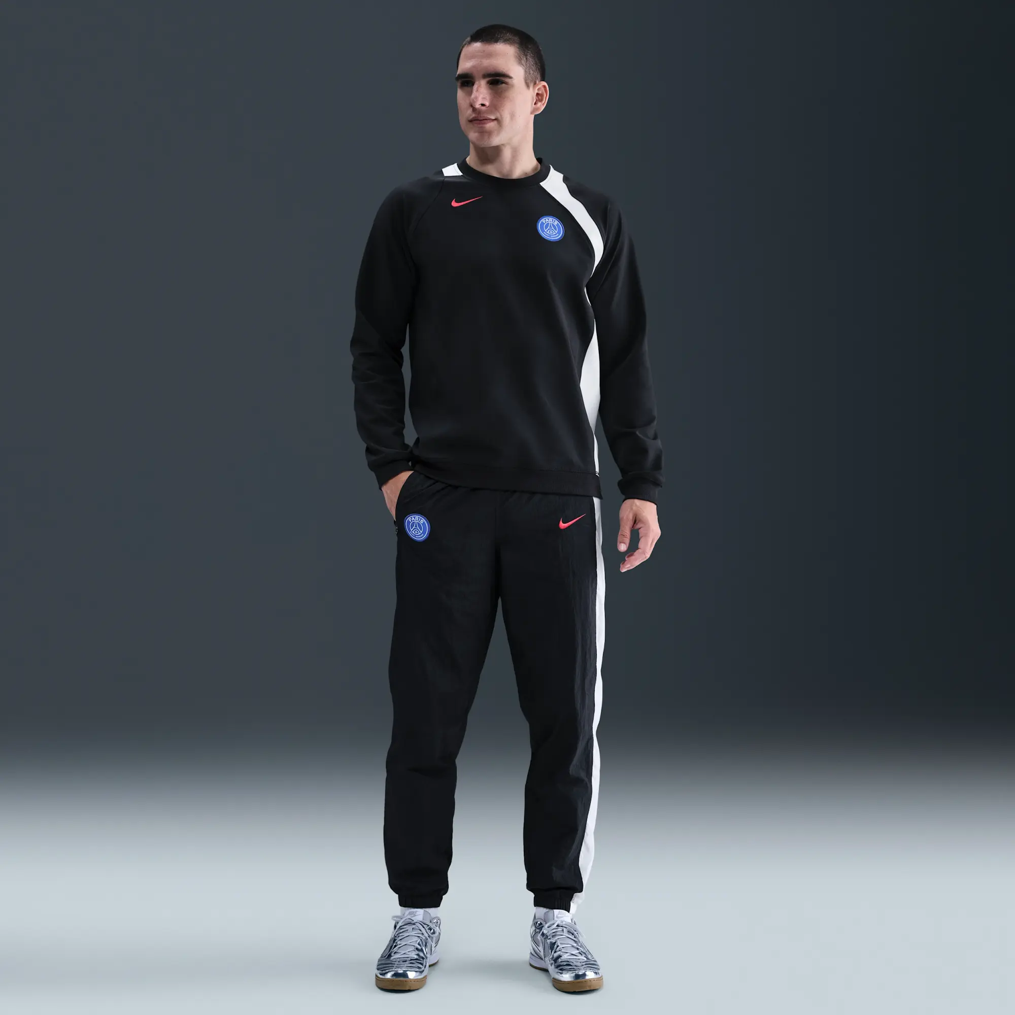 Paris Saint-Germain Third Nike Total 90 Football Woven Tracksuit Bottoms - Black - Sustainable Materials