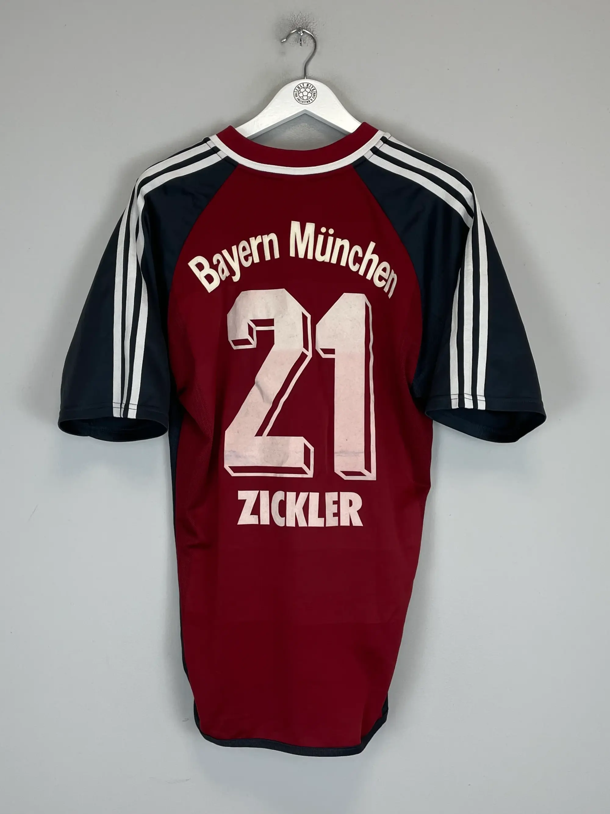 2001/02 BAYERN MUNICH ZICKLER #21 HOME SHIRT (M) ADIDAS | CULT KITS