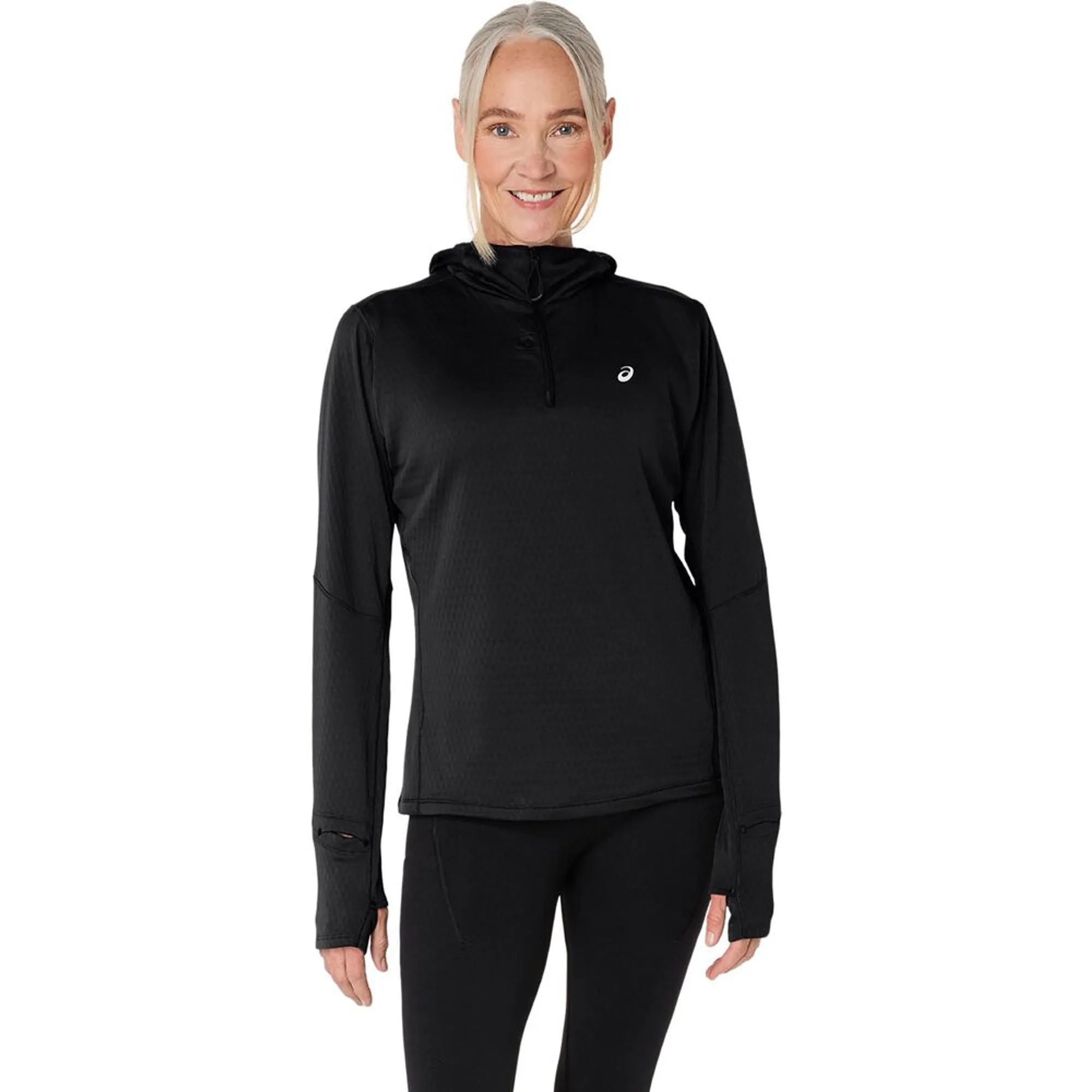 ASICS Road Winter Running Shirt Women - Black
