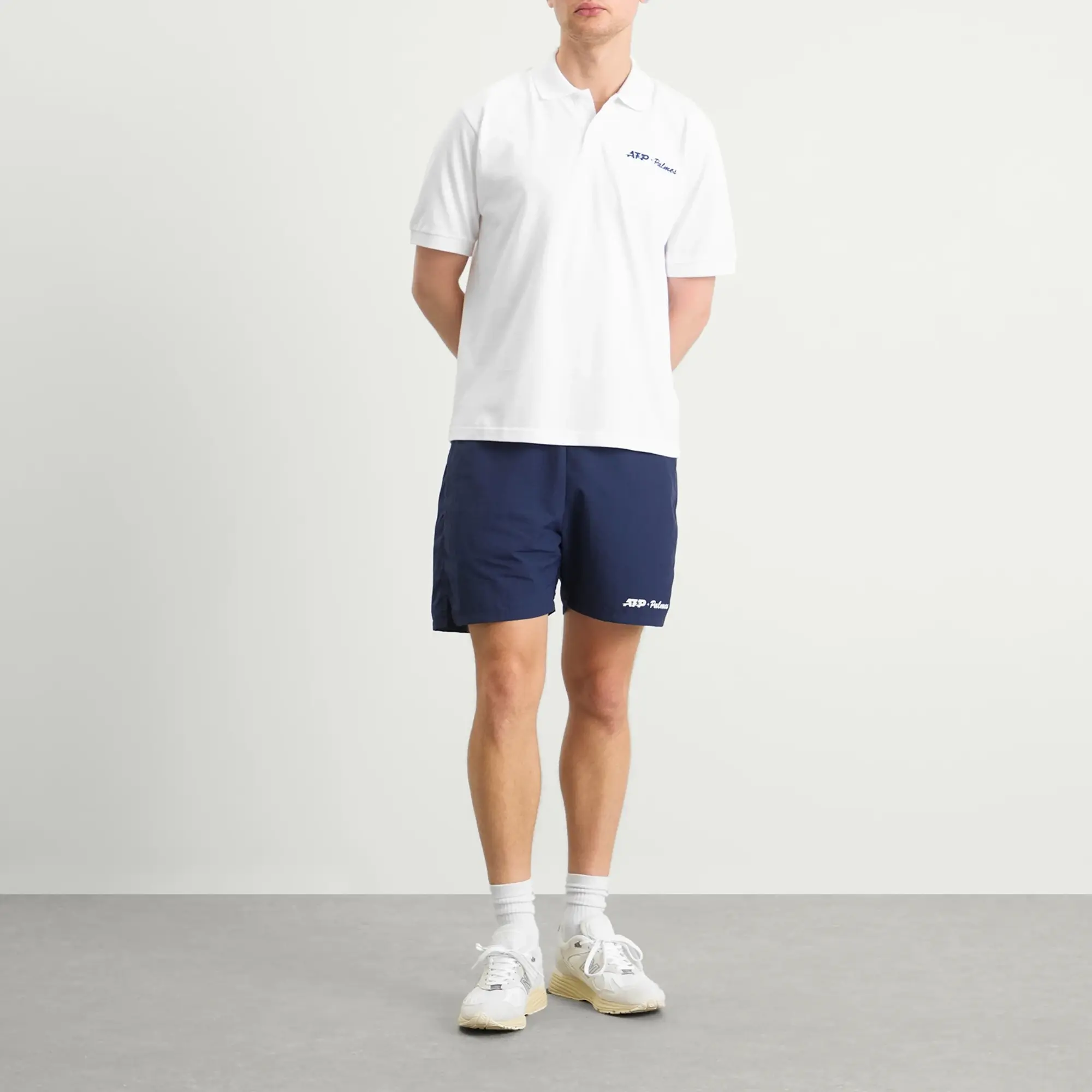 Palmes Men's x ATP Pique Polo Shirt Presented by END. White