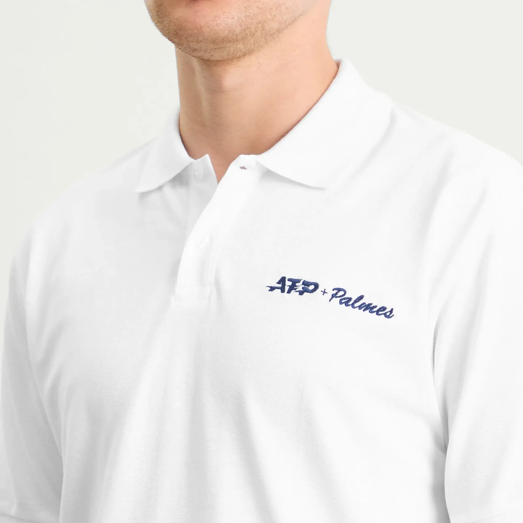 Palmes Men's x ATP Pique Polo Shirt Presented by END. White