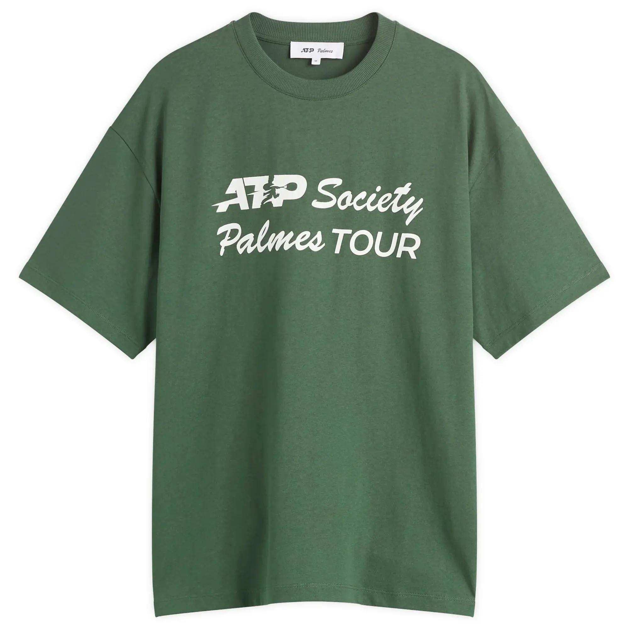 Palmes Men's x ATP Society T-Shirt Presented by END. Dark Green