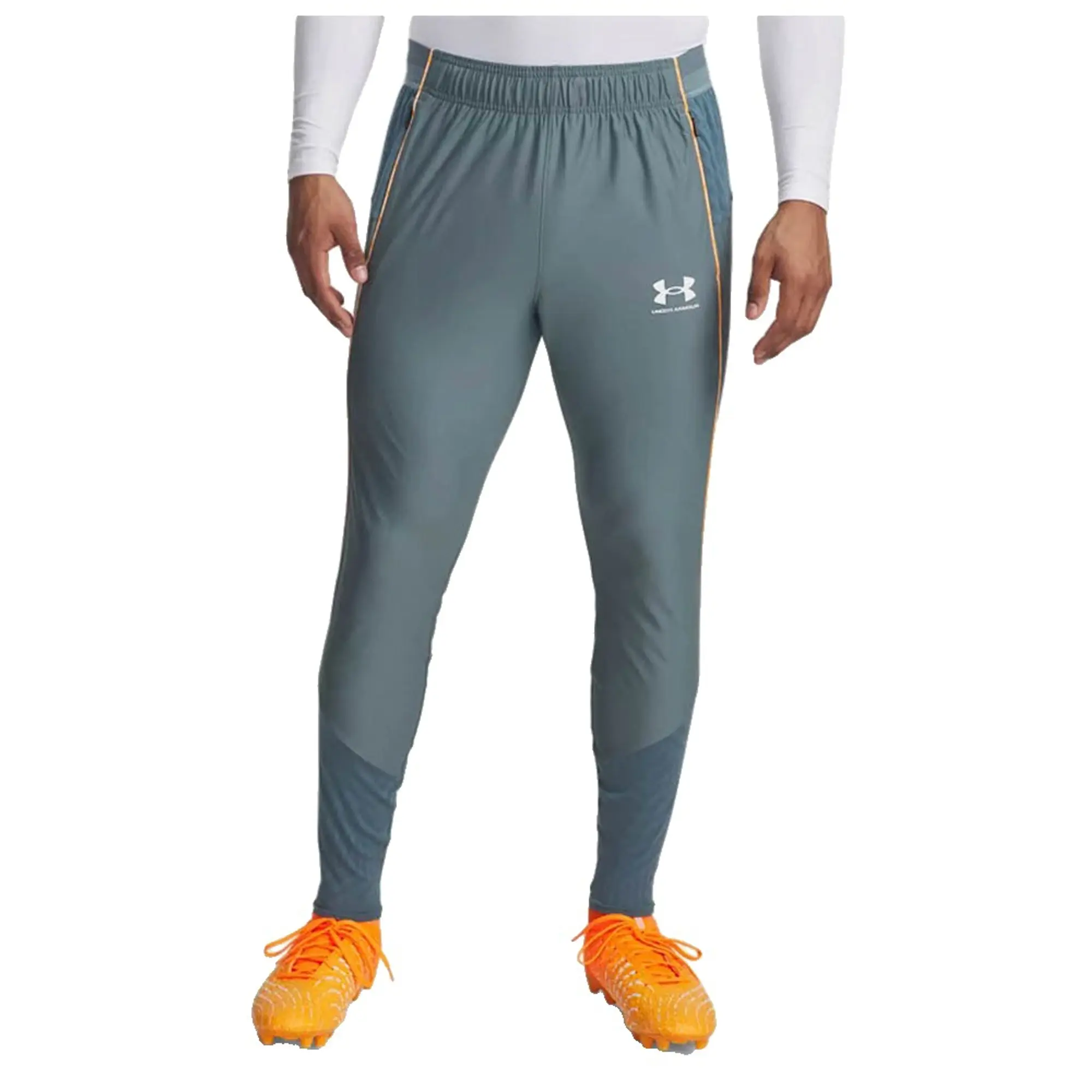 Under Armour  Challenger Pro Men's Pants Jasper Blue / Squad Orange L